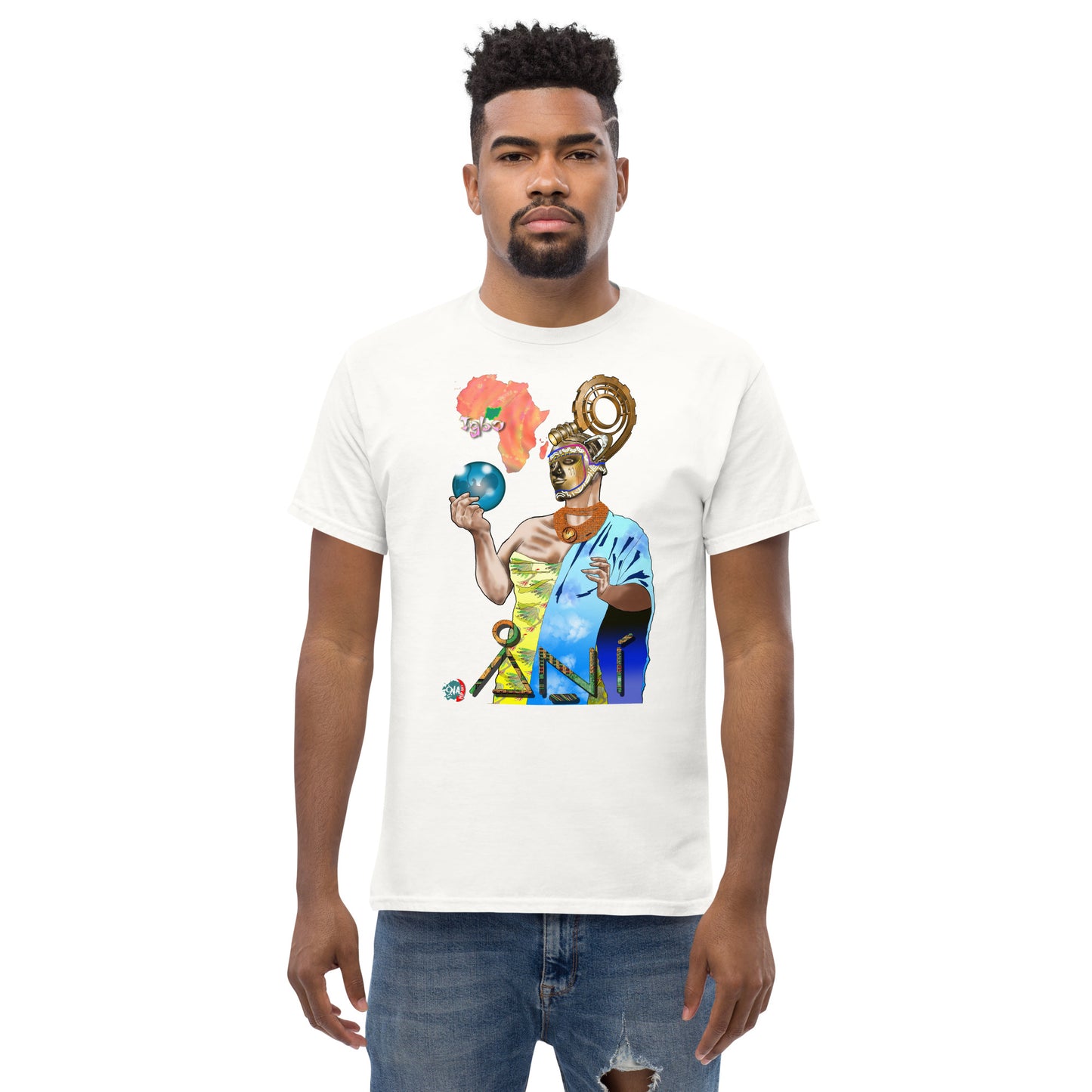 Men's Afrikkan Pantheon (African Gods) Ani graphic t-shirt