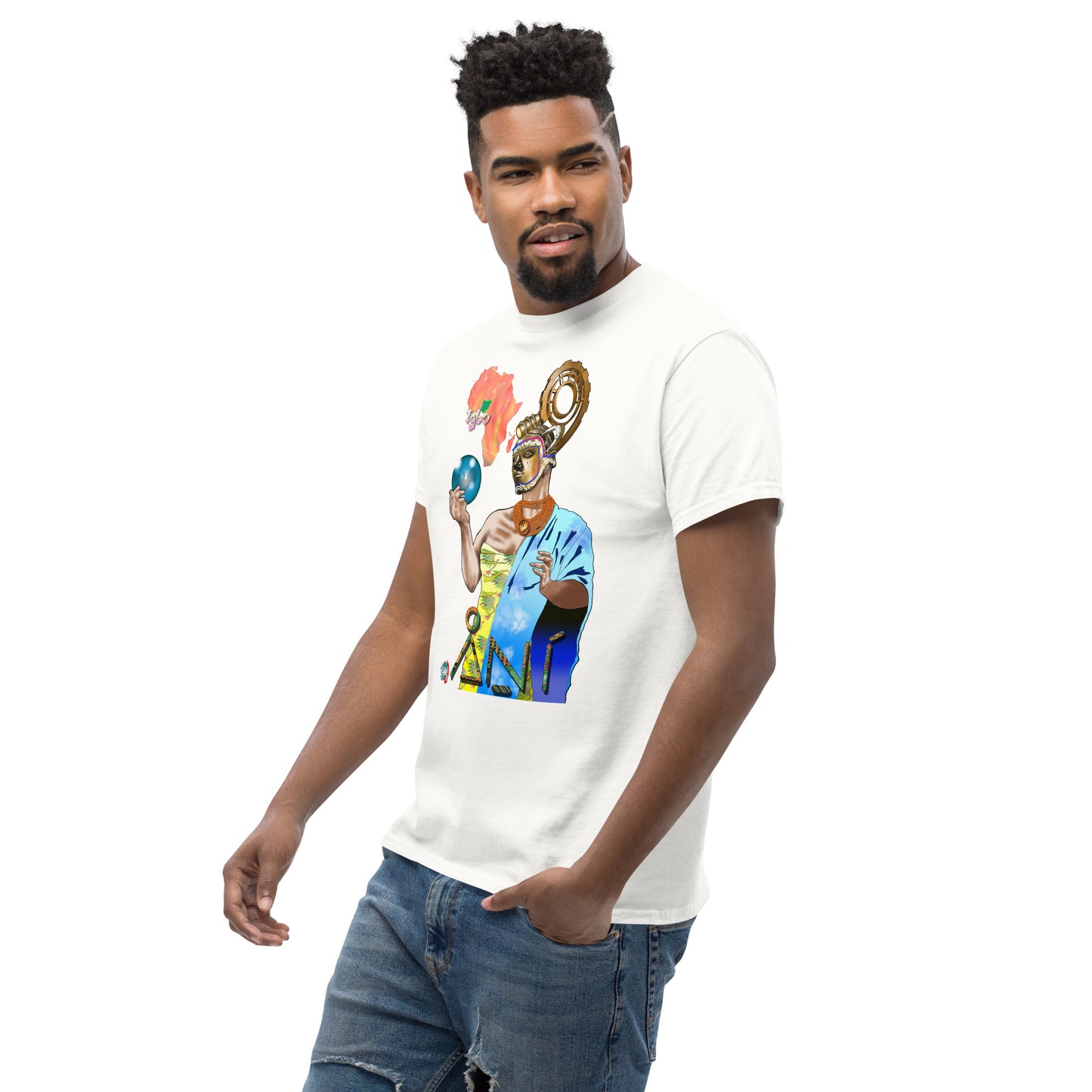 Men's Afrikkan Pantheon (African Gods) Ani graphic t-shirt