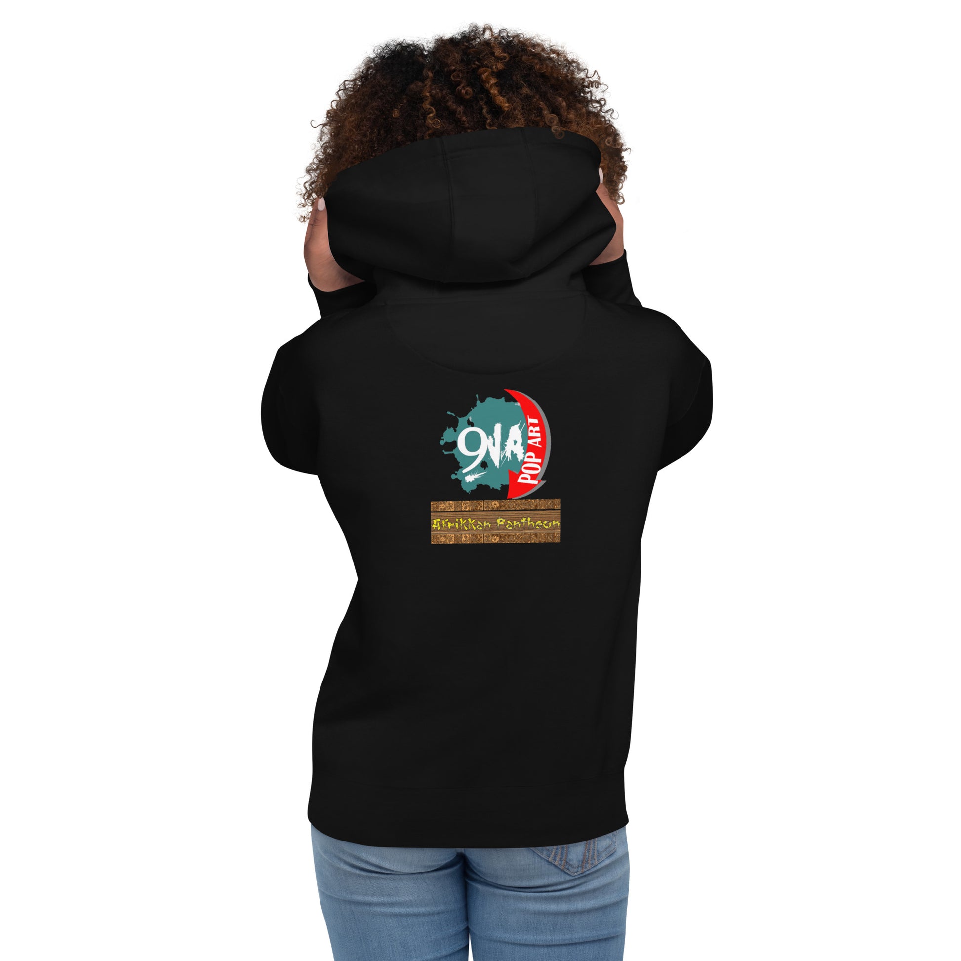 Unisex Hoodie Afrikkan Pantheon Anyanwu design - 9ja Pop Art Custom T-Shirt/Wearable Art Store