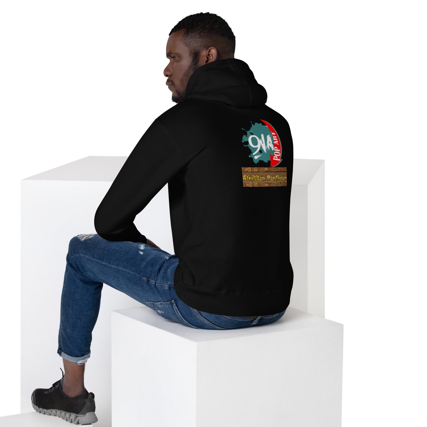 Unisex graphic Hoodie Afrikkan Pantheon (African Gods) Ka Tyeleo