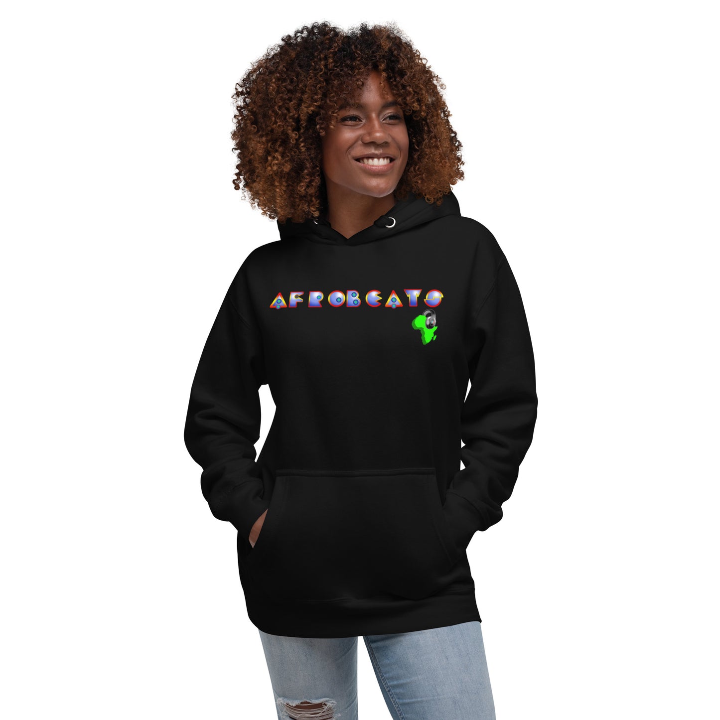 Unisex Hoodie Violet Deco Afrobeats design - 9ja Pop Art Custom T-Shirt/Wearable Art Store