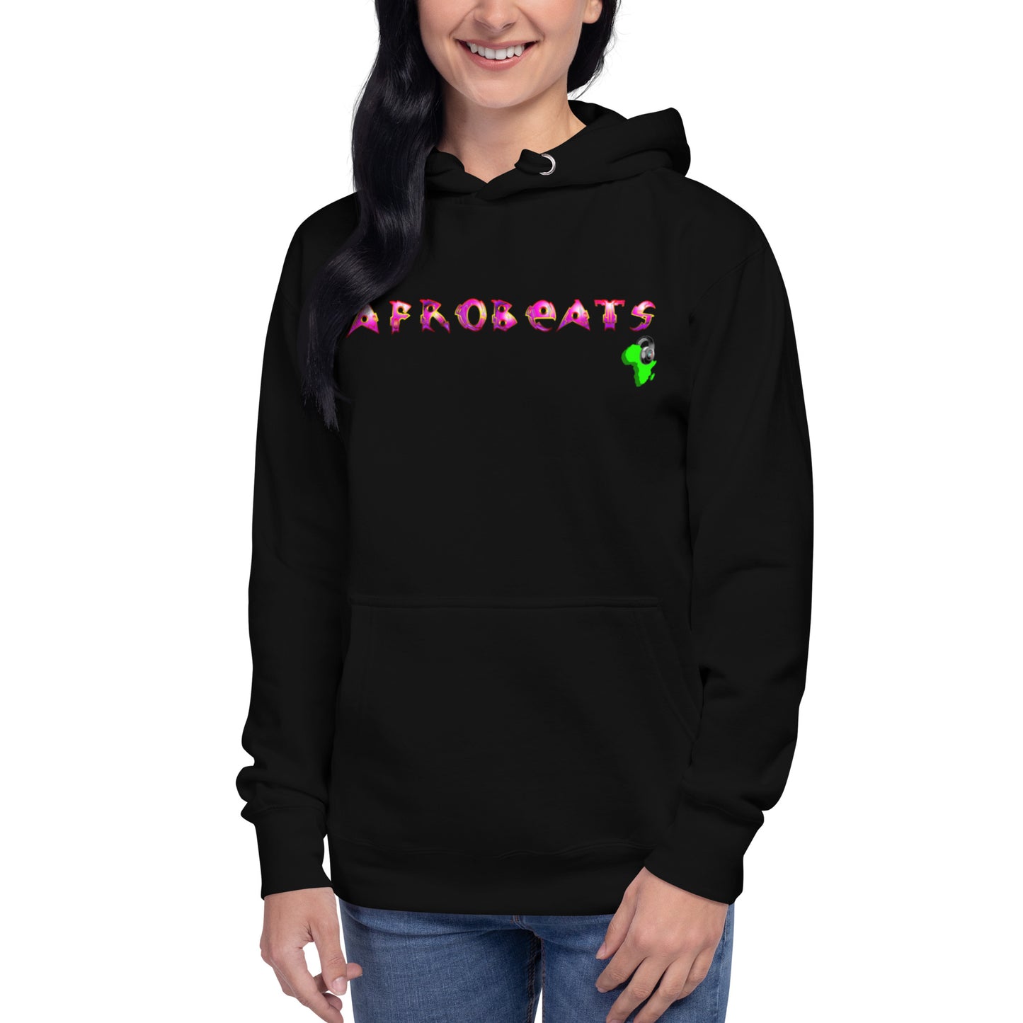 Unisex Hoodie Tanzanite Gem Afrobeats design - 9ja Pop Art Custom T-Shirt/Wearable Art Store