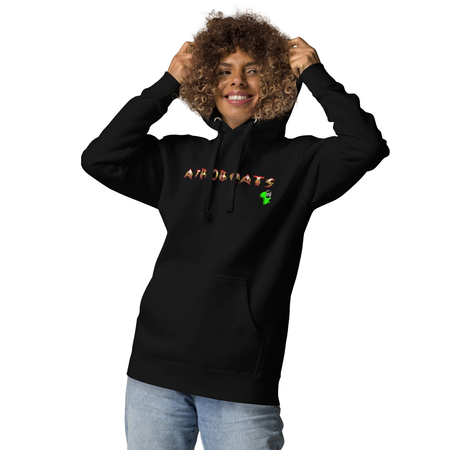 Unisex Hoodie Ruby Gem Afrobeats design - 9ja Pop Art Custom T-Shirt/Wearable Art Store