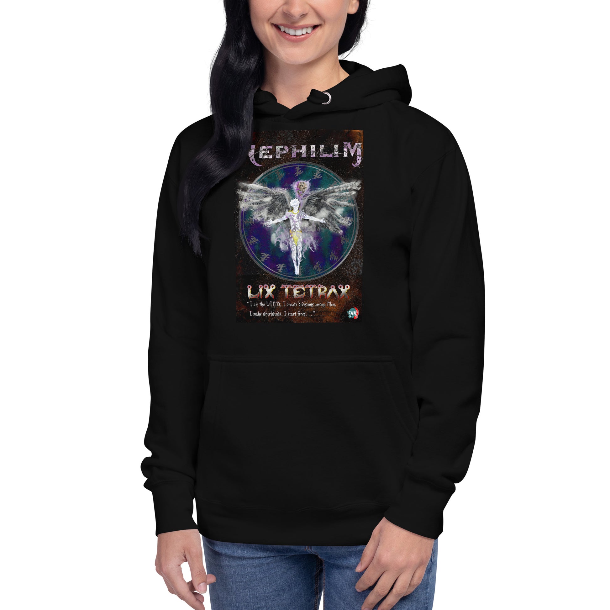 Unisex Hoodie Nephilim: Lix Tetrax - 9ja Pop Art Custom T-Shirt/Wearable Art Store