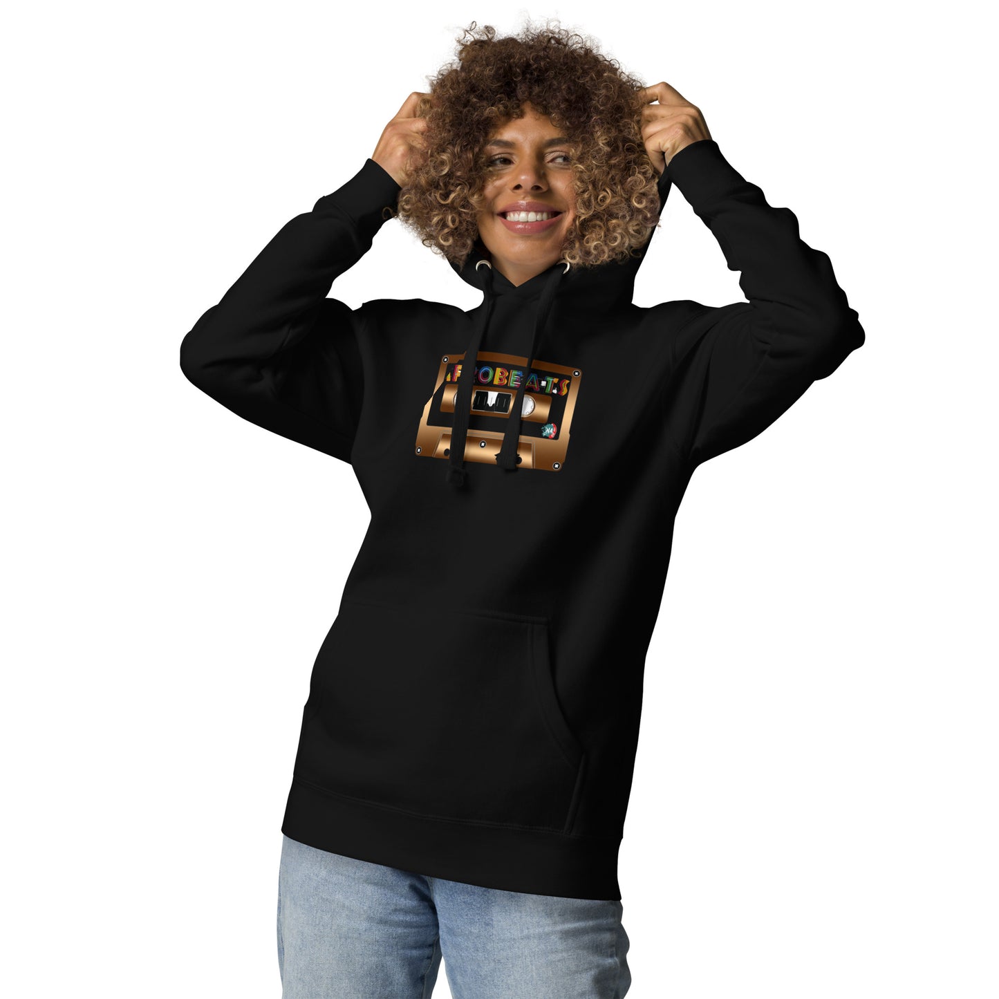 Unisex Hoodie Afrobeats cassette design - 9ja Pop Art Custom T-Shirt/Wearable Art Store