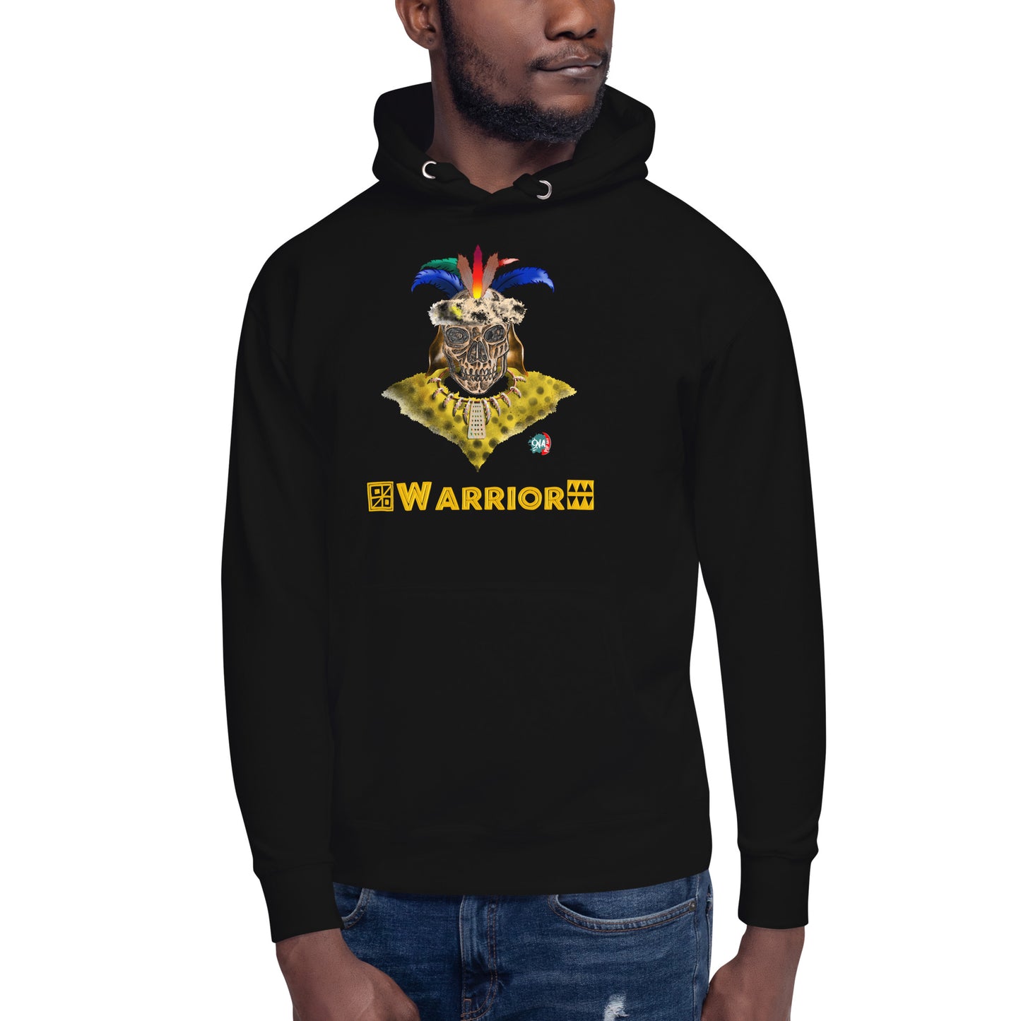 Unisex Hoodie warrior:  Zulu - 9ja Pop Art Custom T-Shirt/Wearable Art Store