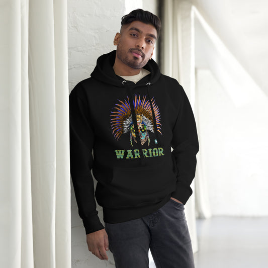 Unisex Hoodie Warrior:  Mayan - 9ja Pop Art Custom T-Shirt/Wearable Art Store