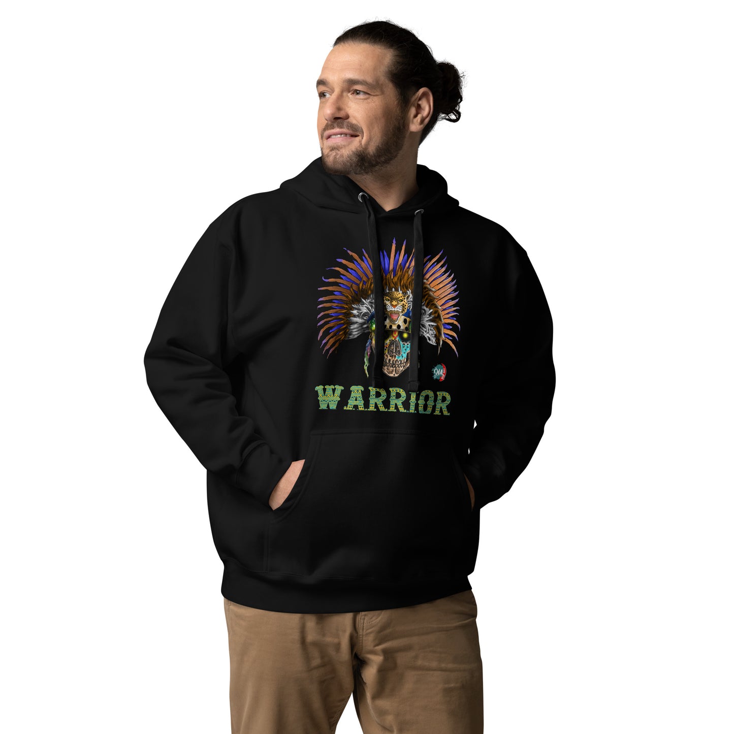 Unisex Hoodie Warrior:  Mayan - 9ja Pop Art Custom T-Shirt/Wearable Art Store