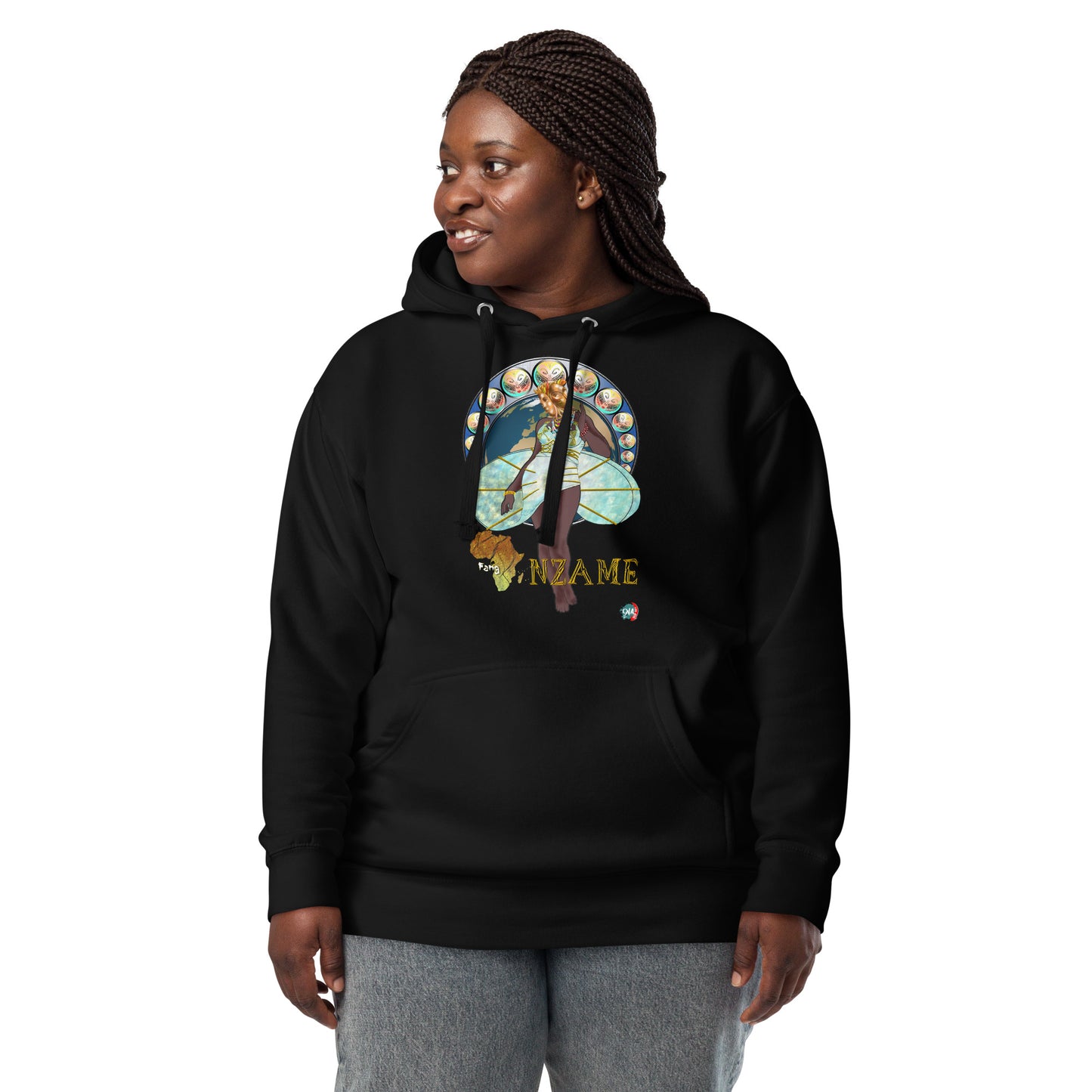 Unisex graphic Hoodie Afrikkan Pantheon (African Gods) Nzame