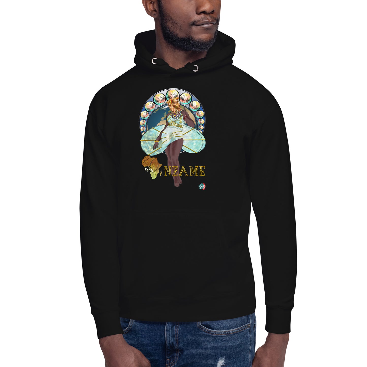 Unisex graphic Hoodie Afrikkan Pantheon (African Gods) Nzame