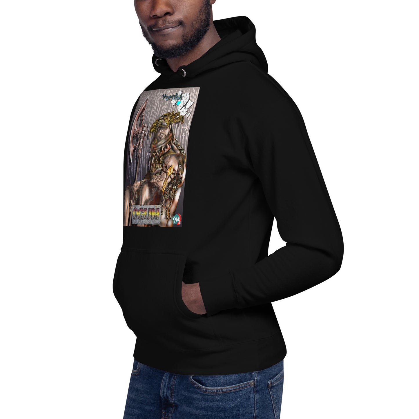 Unisex Hoodie Afrikkan Pantheon Ogún - 9ja Pop Art Custom T-Shirt/Wearable Art Store