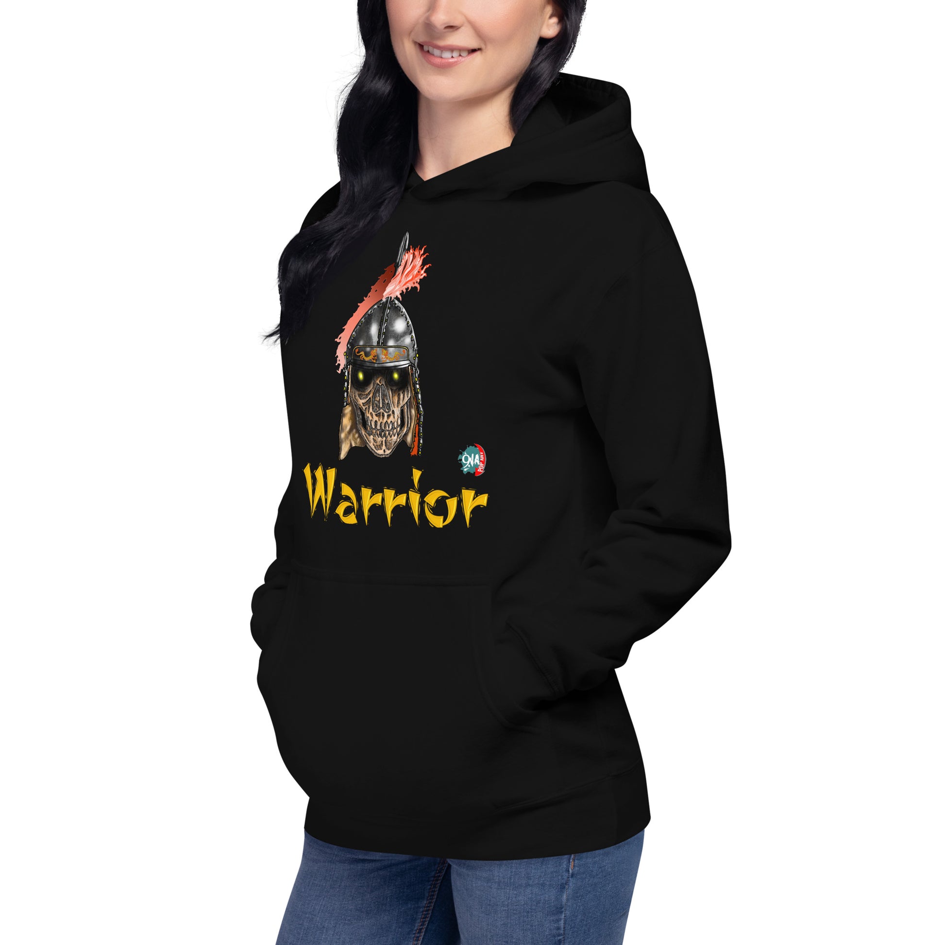 Unisex Hoodie Warrior:  Mongol - 9ja Pop Art Custom T-Shirt/Wearable Art Store