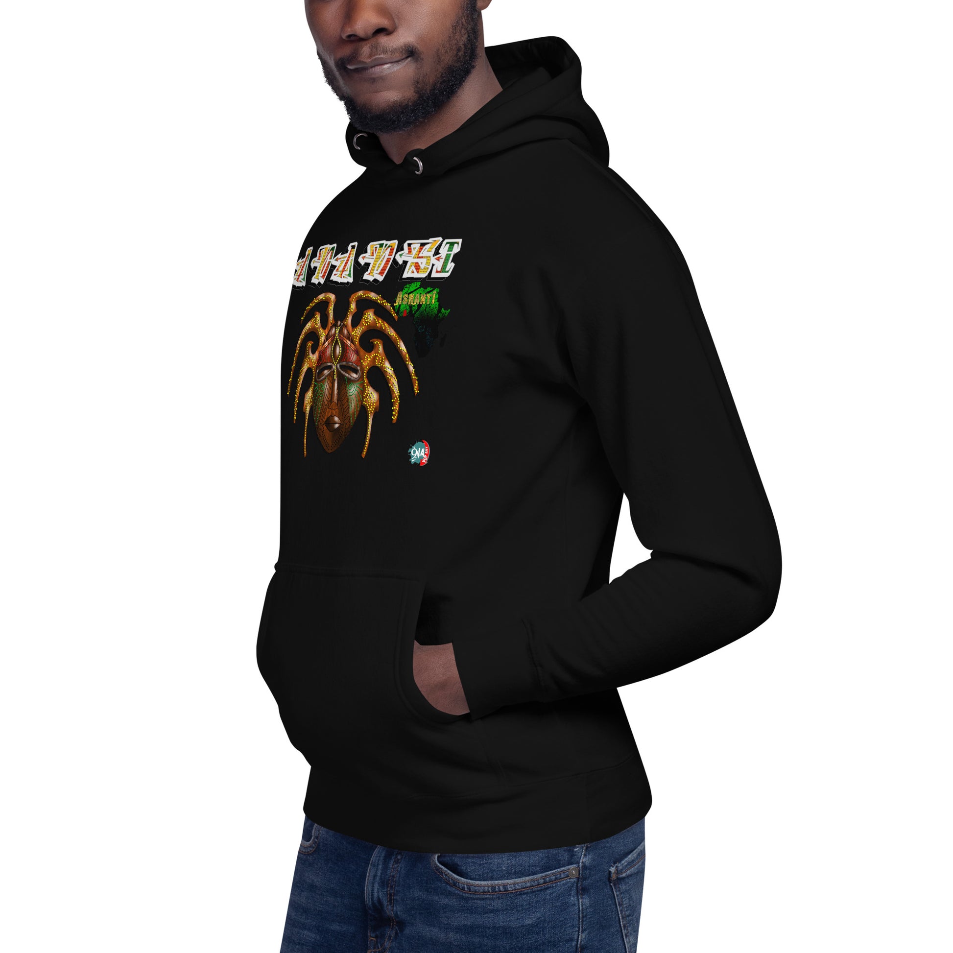 Unisex Hoodie Afrikkan Pantheon Anansi - 9ja Pop Art Custom T-Shirt/Wearable Art Store