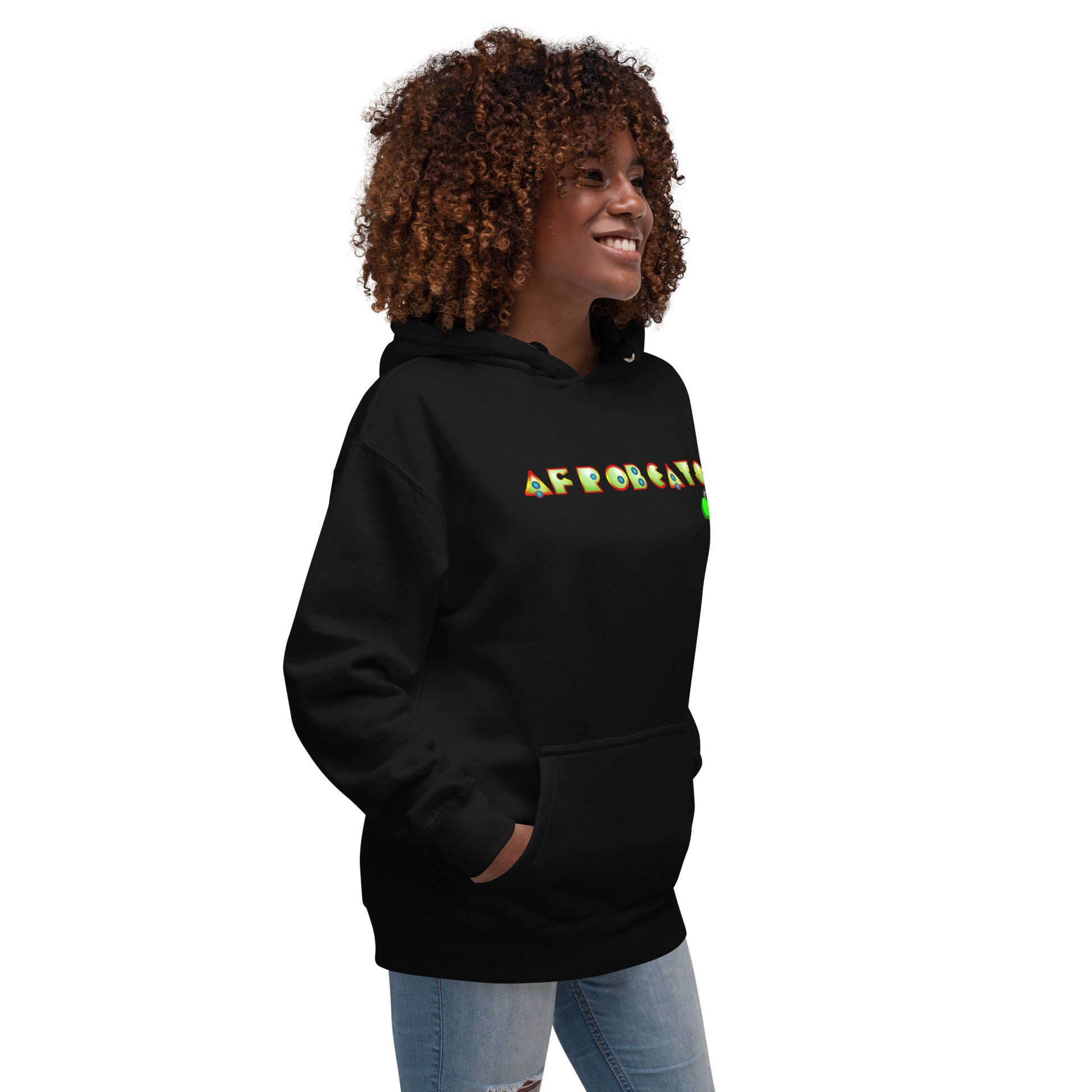 Unisex Hoodie Jade Deco Afrobeats design - 9ja Pop Art Custom T-Shirt/Wearable Art Store