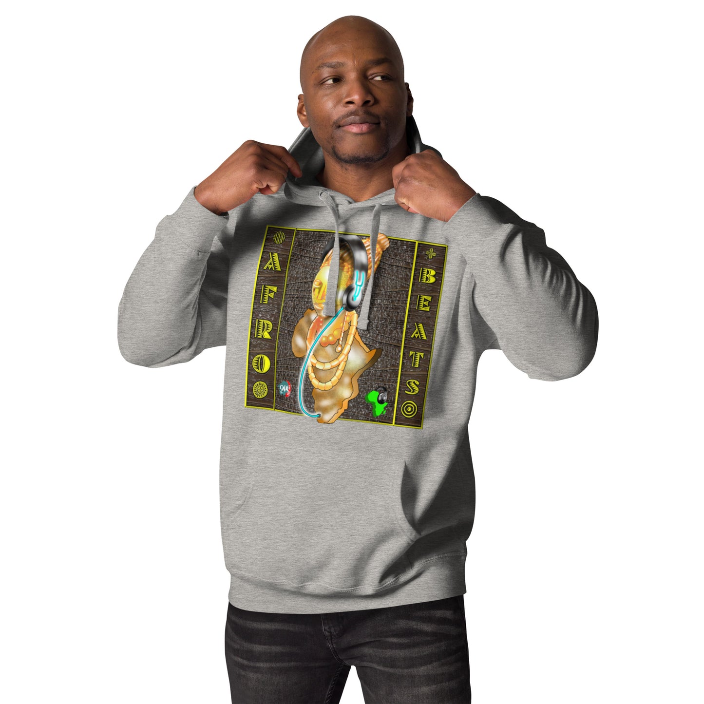 Unisex Hoodie Bronze Queen Afrobeats design - 9ja Pop Art Custom T-Shirt/Wearable Art Store