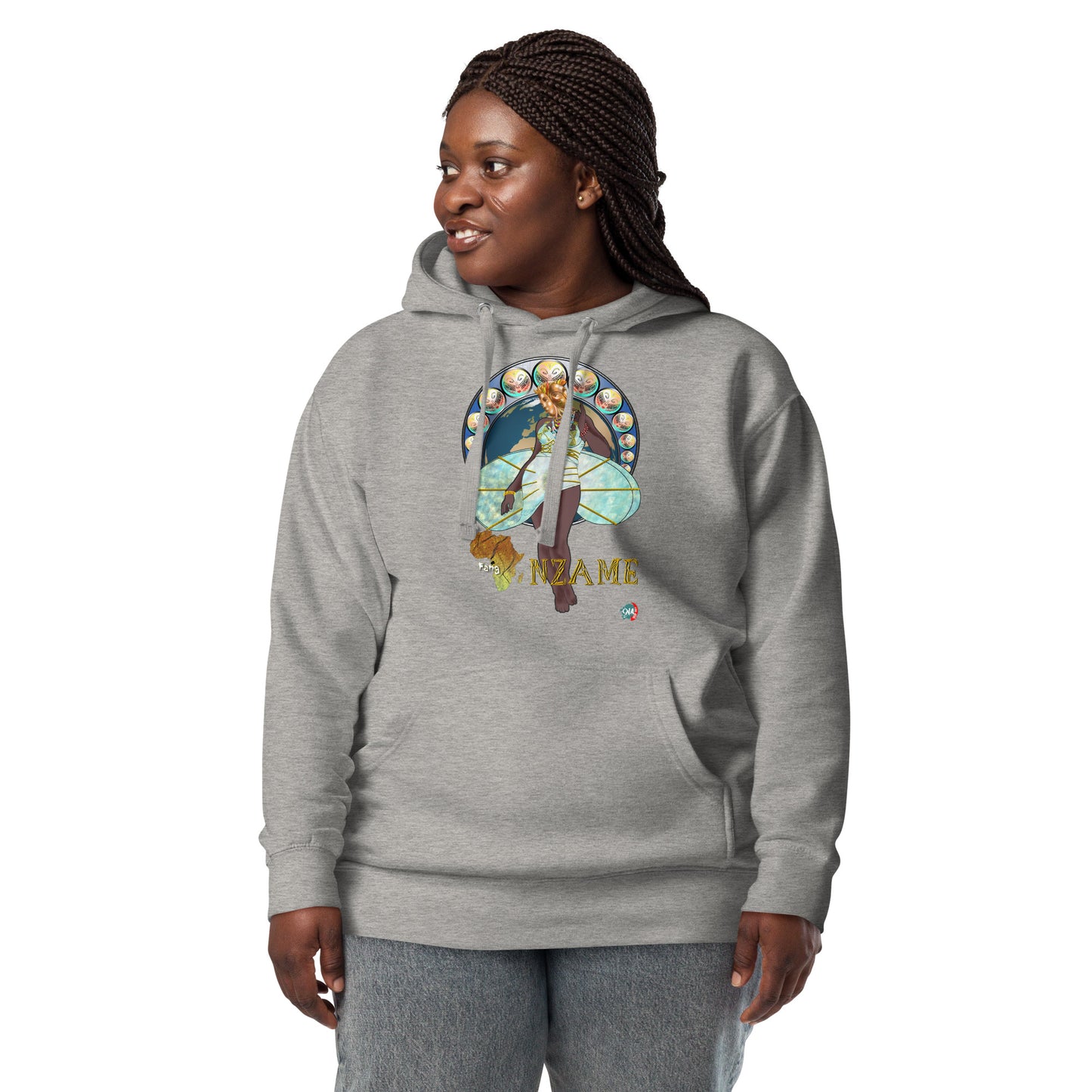 Unisex graphic Hoodie Afrikkan Pantheon (African Gods) Nzame