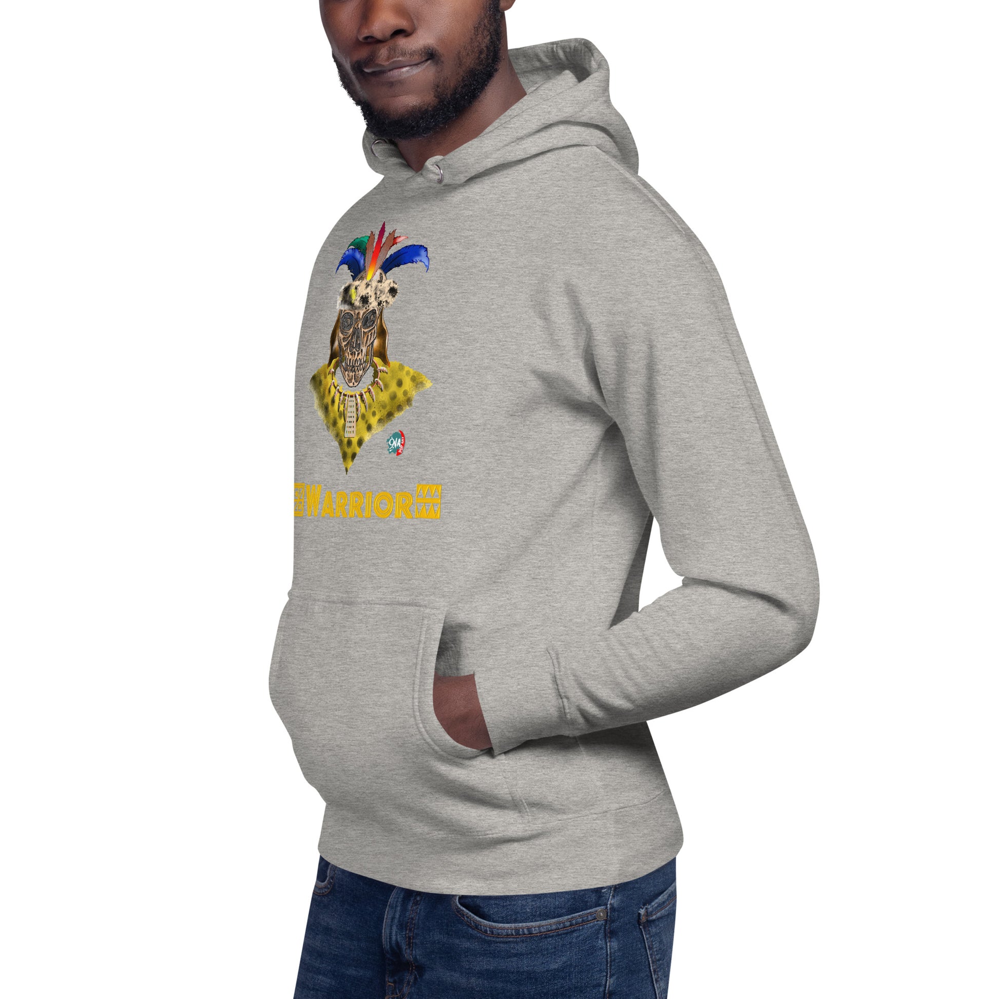 Unisex Hoodie warrior:  Zulu - 9ja Pop Art Custom T-Shirt/Wearable Art Store