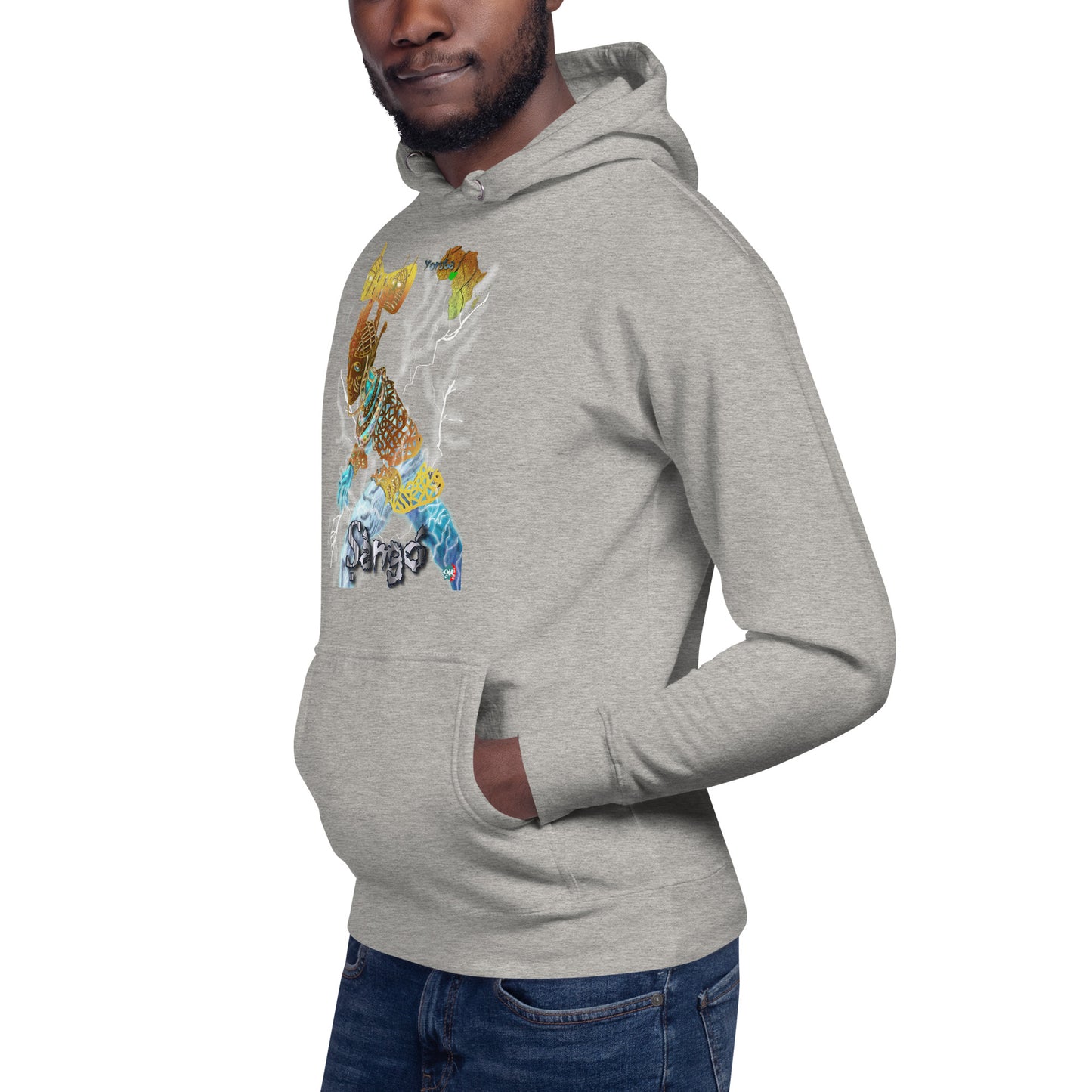 Unisex graphic Hoodie Afrikkan Pantheon (African Gods) Ṣàngó (Shango)