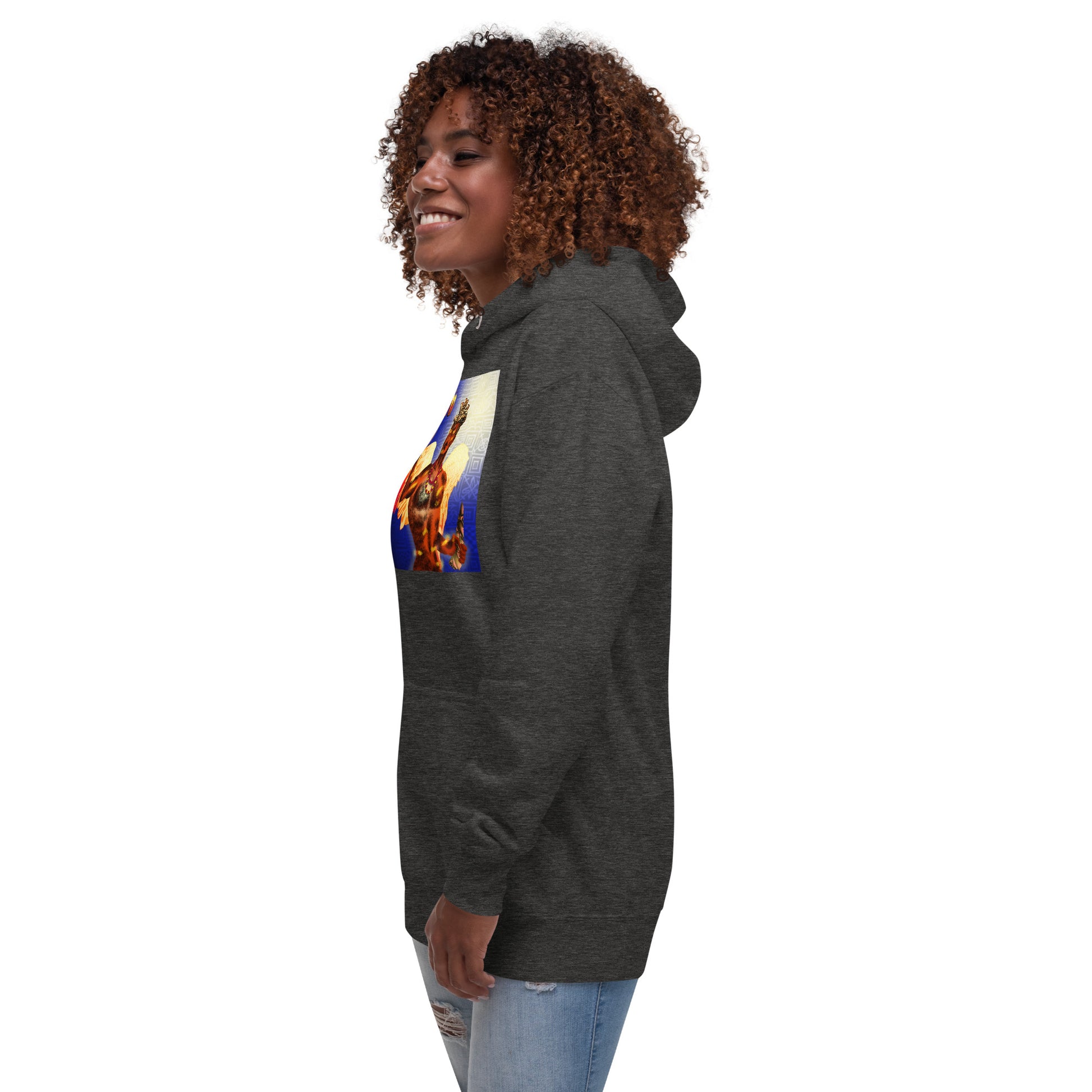 Unisex Hoodie Afrikkan Pantheon Anyanwu design - 9ja Pop Art Custom T-Shirt/Wearable Art Store