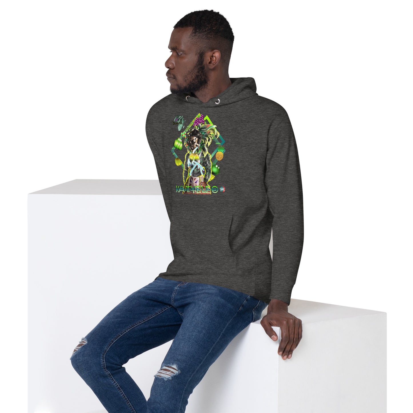 Unisex graphic Hoodie Afrikkan Pantheon (African Gods) Ka Tyeleo