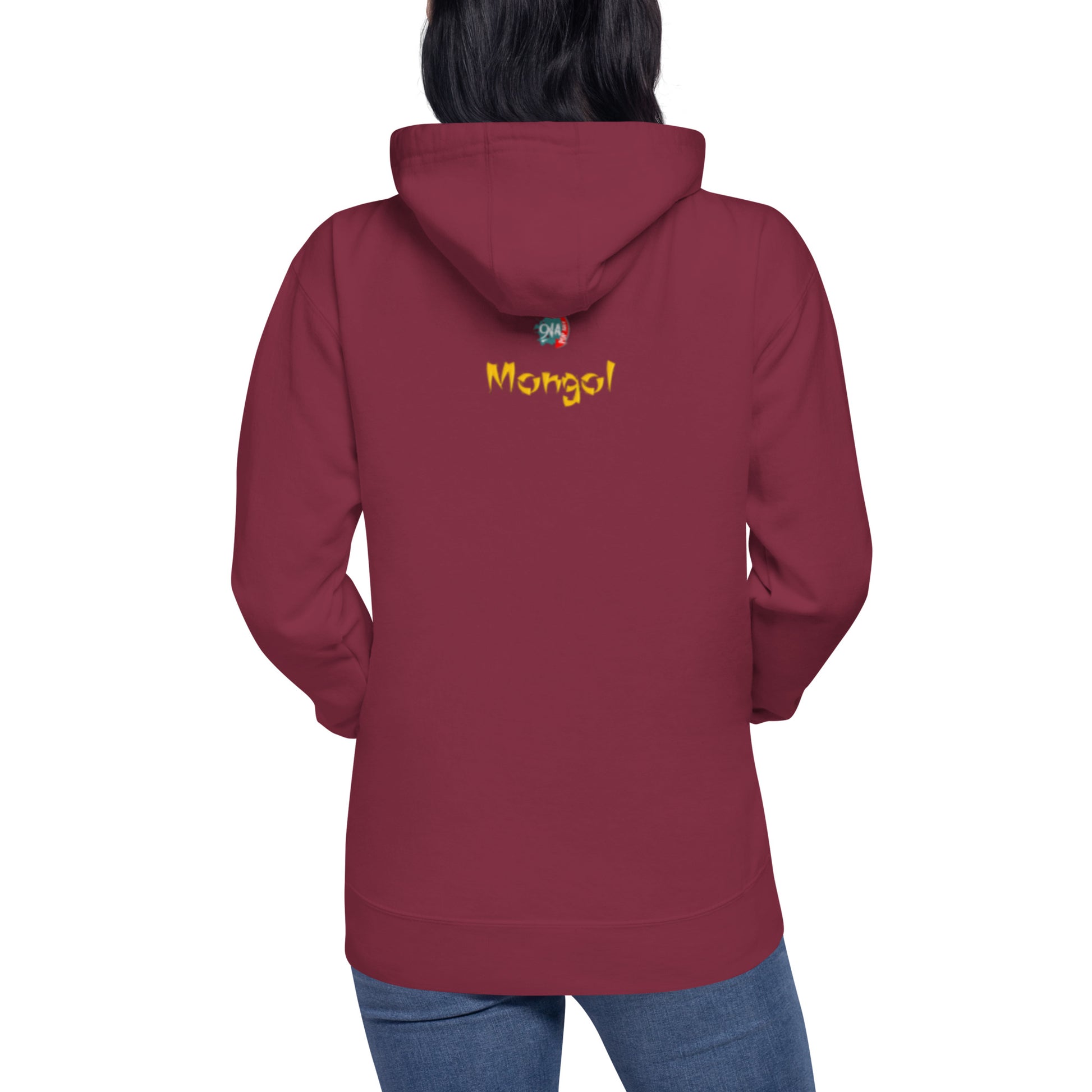 Unisex Hoodie Warrior:  Mongol - 9ja Pop Art Custom T-Shirt/Wearable Art Store