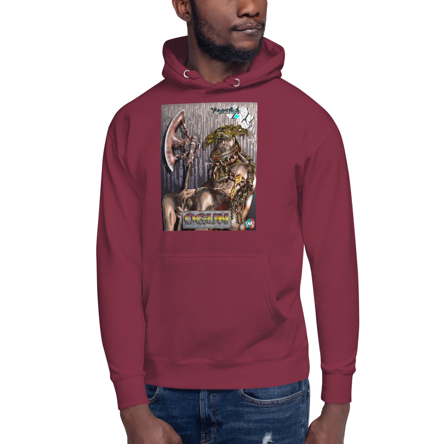 Unisex Hoodie Afrikkan Pantheon Ogún - 9ja Pop Art Custom T-Shirt/Wearable Art Store