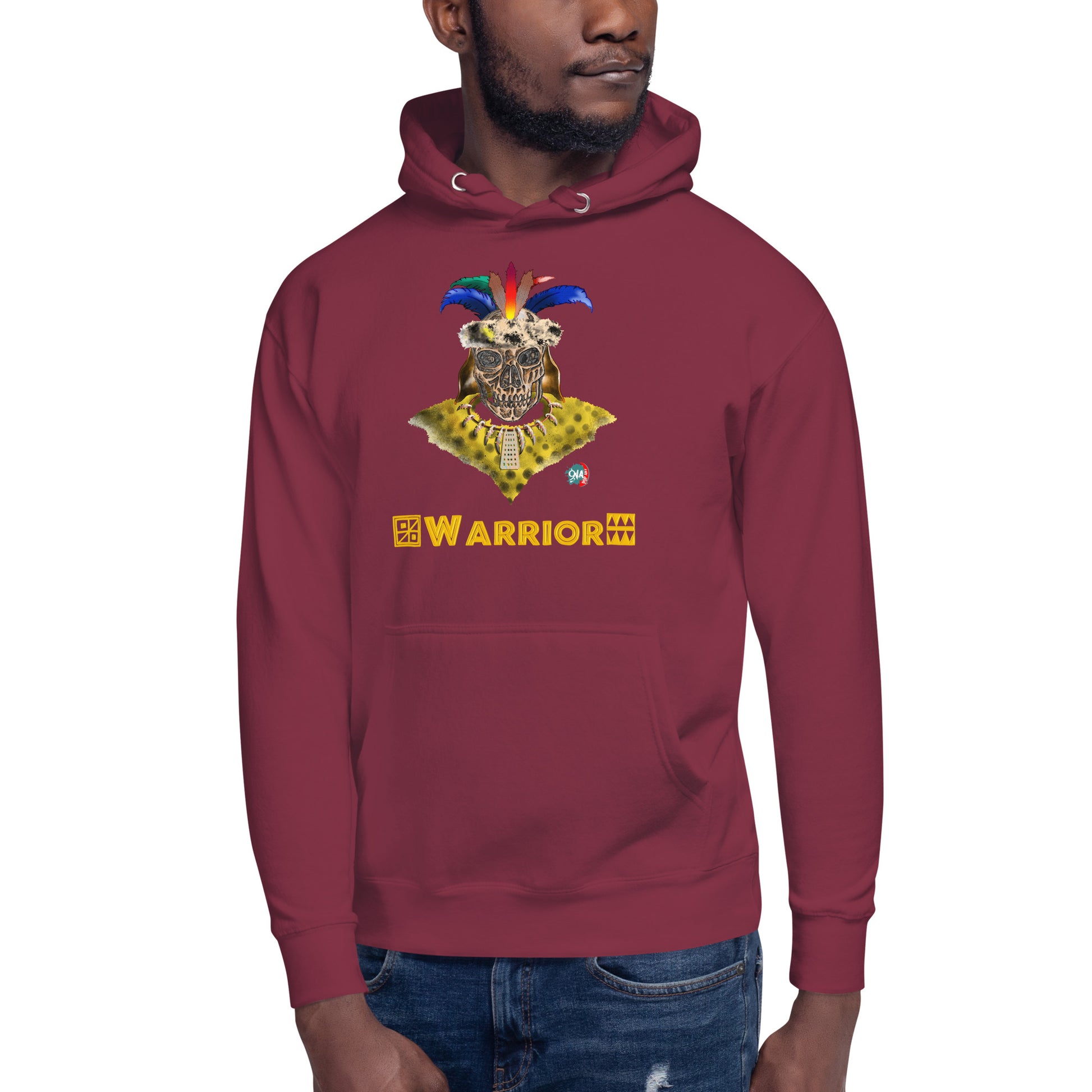 Unisex Hoodie warrior:  Zulu - 9ja Pop Art Custom T-Shirt/Wearable Art Store