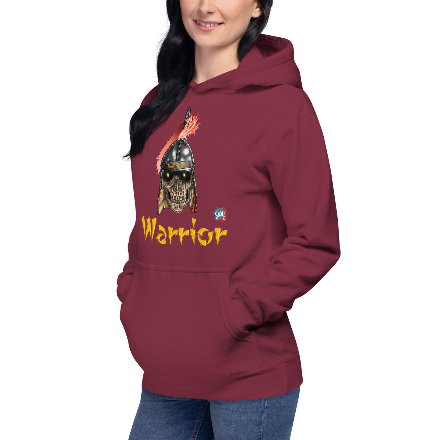 Unisex Hoodie Warrior:  Mongol - 9ja Pop Art Custom T-Shirt/Wearable Art Store