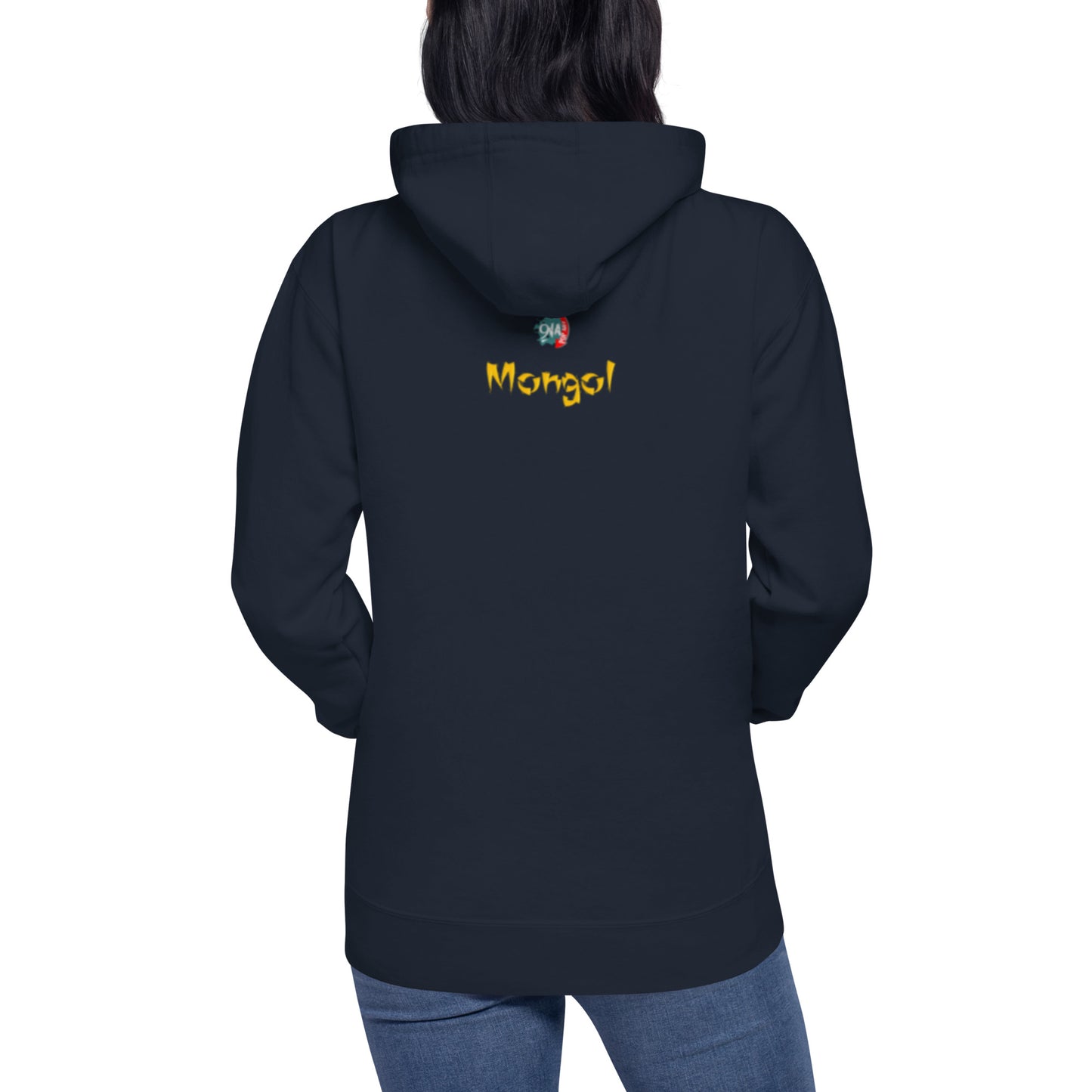 Unisex Hoodie Warrior:  Mongol - 9ja Pop Art Custom T-Shirt/Wearable Art Store