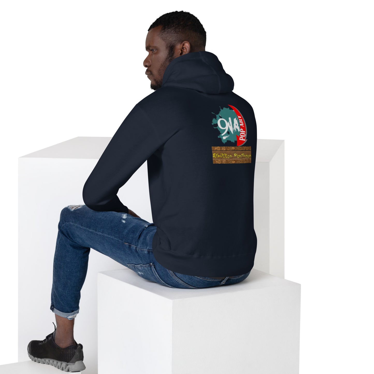 Unisex graphic Hoodie Afrikkan Pantheon (African Gods) Ka Tyeleo