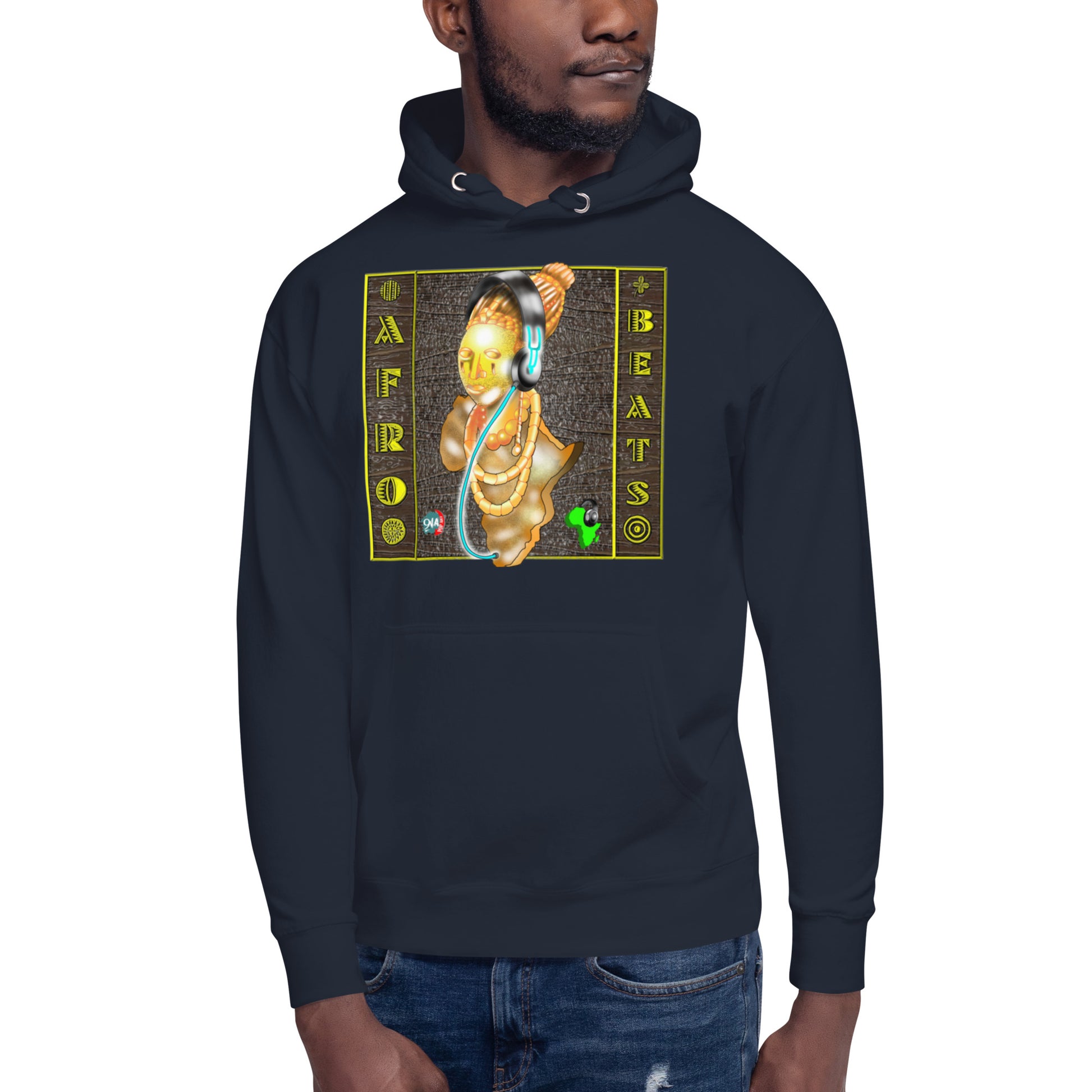 Unisex Hoodie Bronze Queen Afrobeats design - 9ja Pop Art Custom T-Shirt/Wearable Art Store