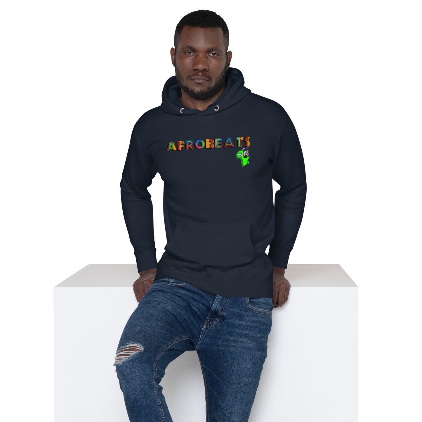 Unisex Hoodie "Adire" Afrobeats design - 9ja Pop Art Custom T-Shirt/Wearable Art Store