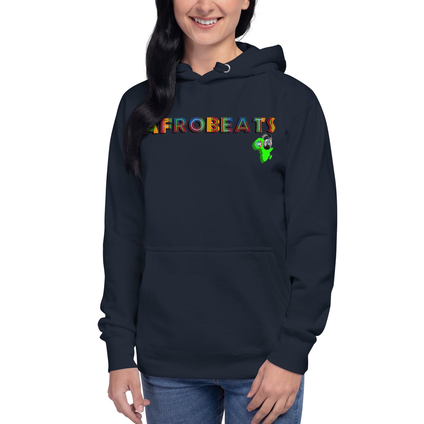 Unisex Hoodie "Adire" Afrobeats design - 9ja Pop Art Custom T-Shirt/Wearable Art Store