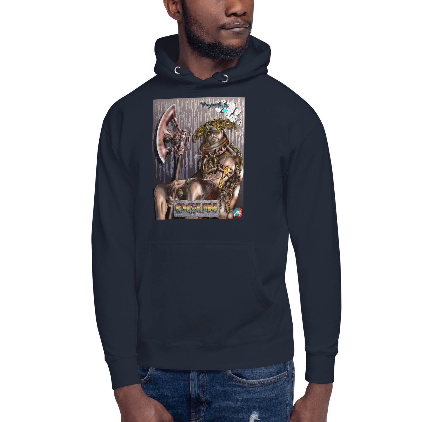 Unisex Hoodie Afrikkan Pantheon Ogún - 9ja Pop Art Custom T-Shirt/Wearable Art Store