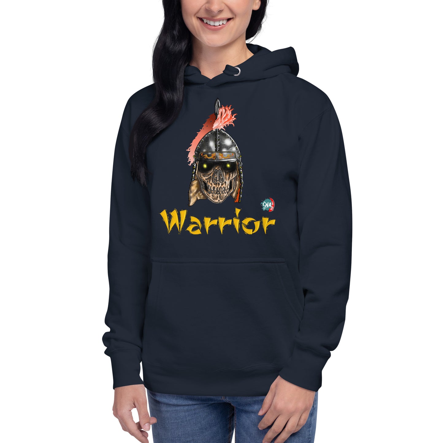 Unisex Hoodie Warrior:  Mongol - 9ja Pop Art Custom T-Shirt/Wearable Art Store