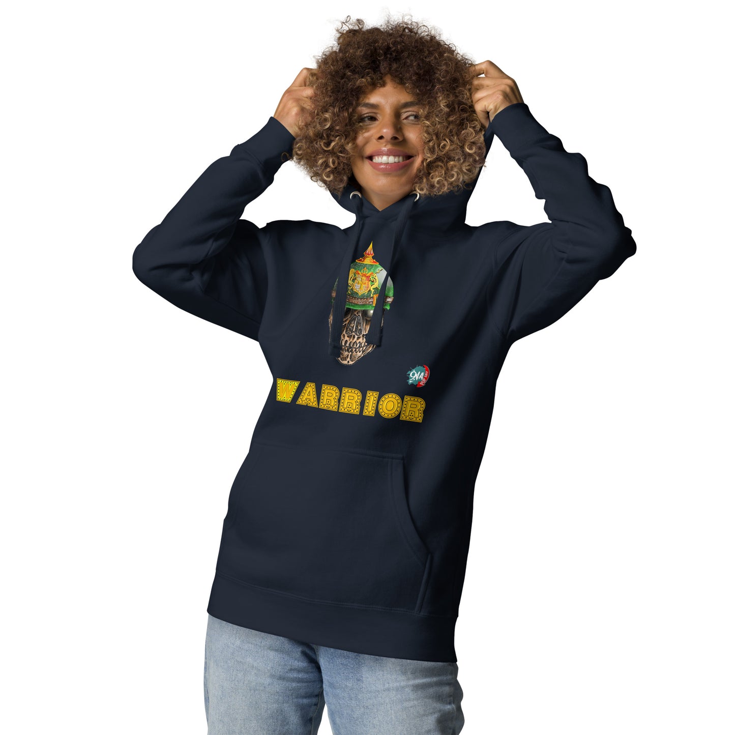 Unisex Hoodie Warrior:  WW1 Infantry - 9ja Pop Art Custom T-Shirt/Wearable Art Store