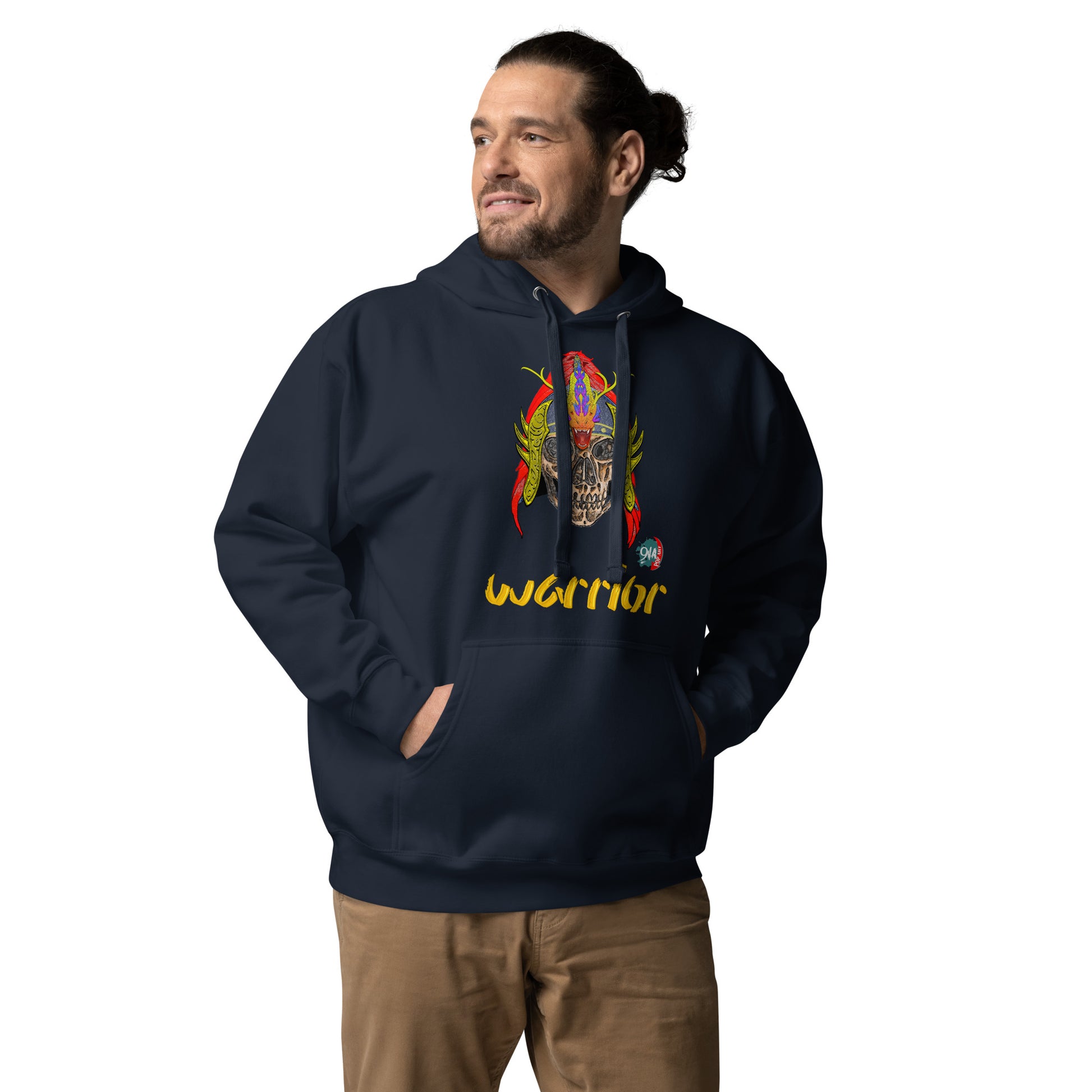 Unisex Hoodie Warrior: Chinese (Wushi) - 9ja Pop Art Custom T-Shirt/Wearable Art Store