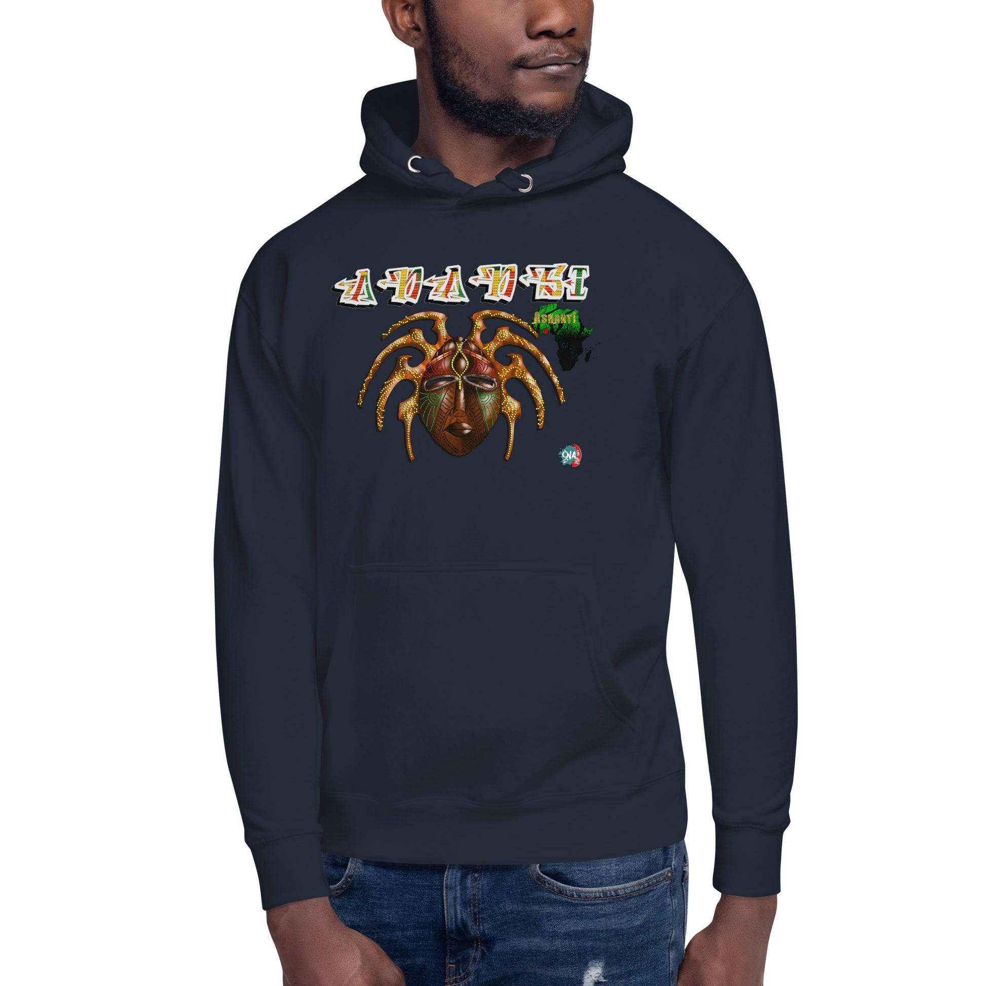 Unisex Hoodie Afrikkan Pantheon Anansi - 9ja Pop Art Custom T-Shirt/Wearable Art Store