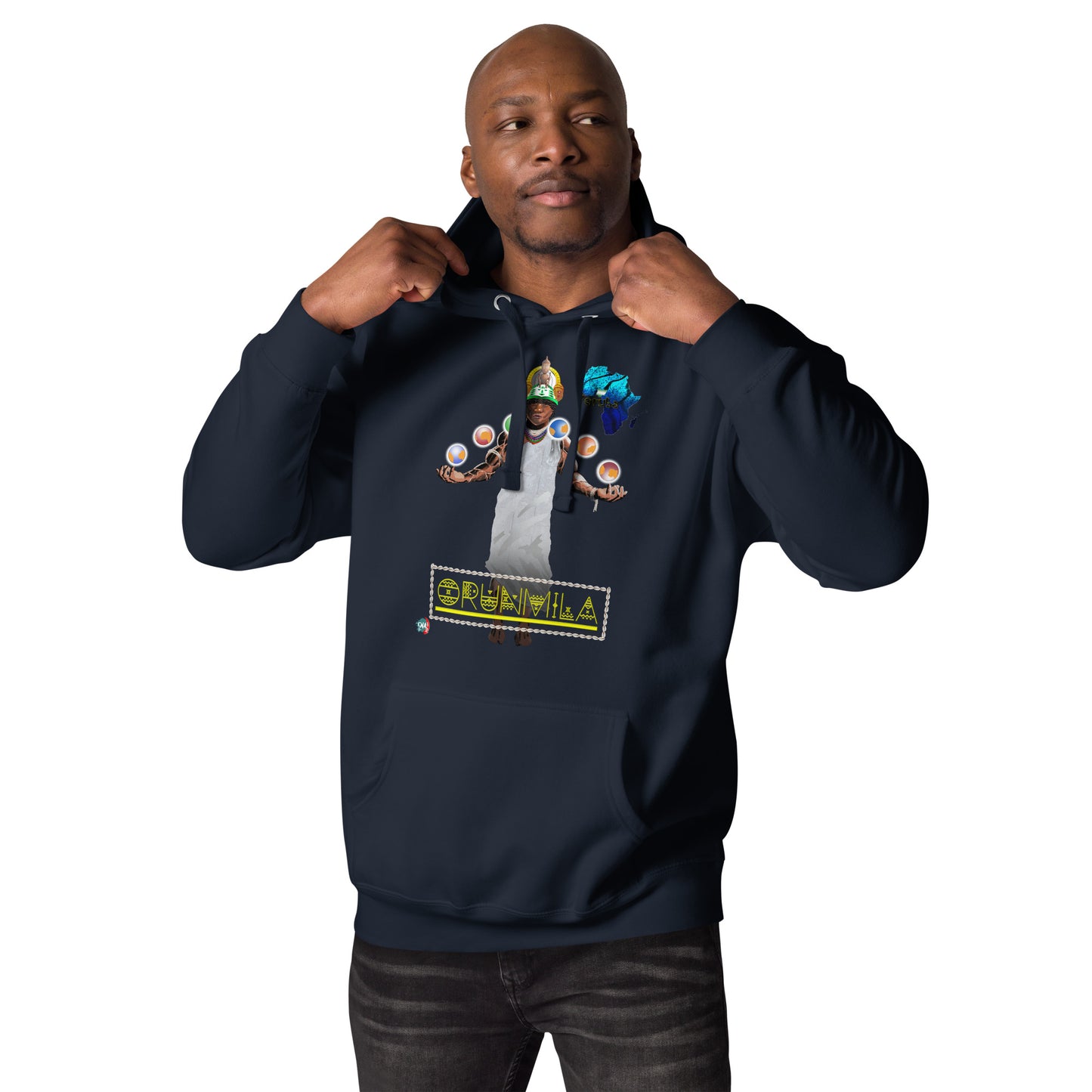 Unisex graphic Hoodie Afrikkan Pantheon (African Gods) Orunmila