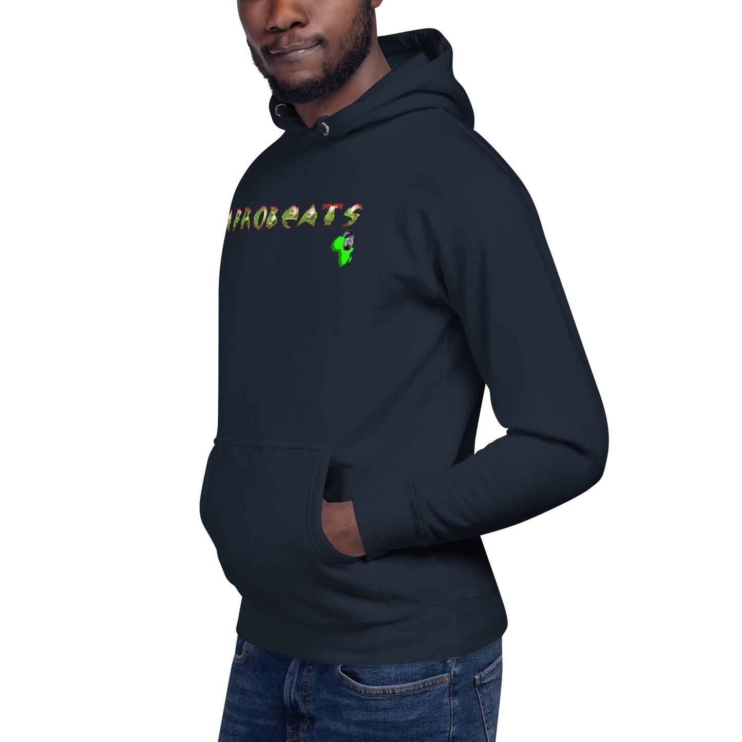 Unisex Hoodie Ebony Afrobeats design - 9ja Pop Art Custom T-Shirt/Wearable Art Store