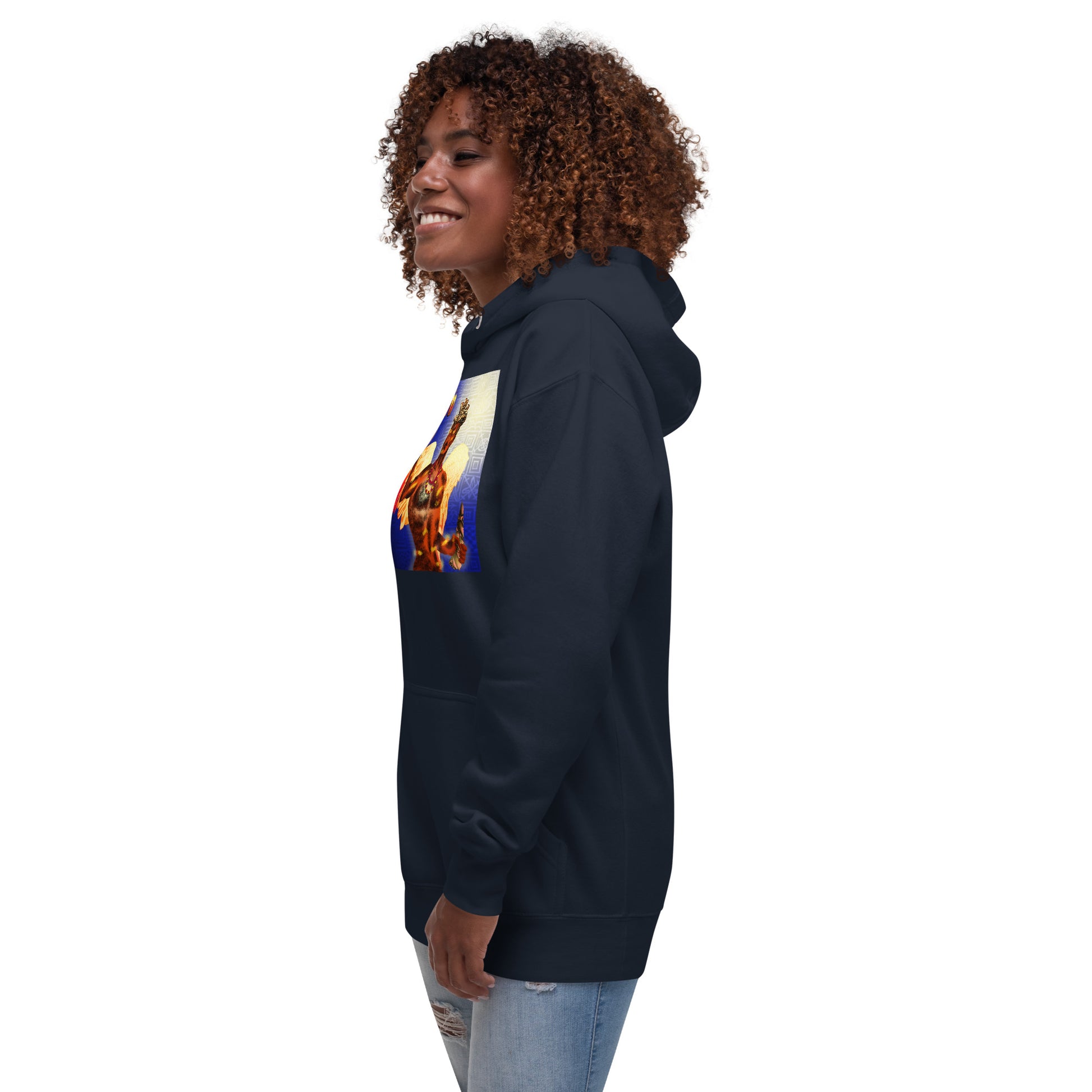 Unisex Hoodie Afrikkan Pantheon Anyanwu design - 9ja Pop Art Custom T-Shirt/Wearable Art Store