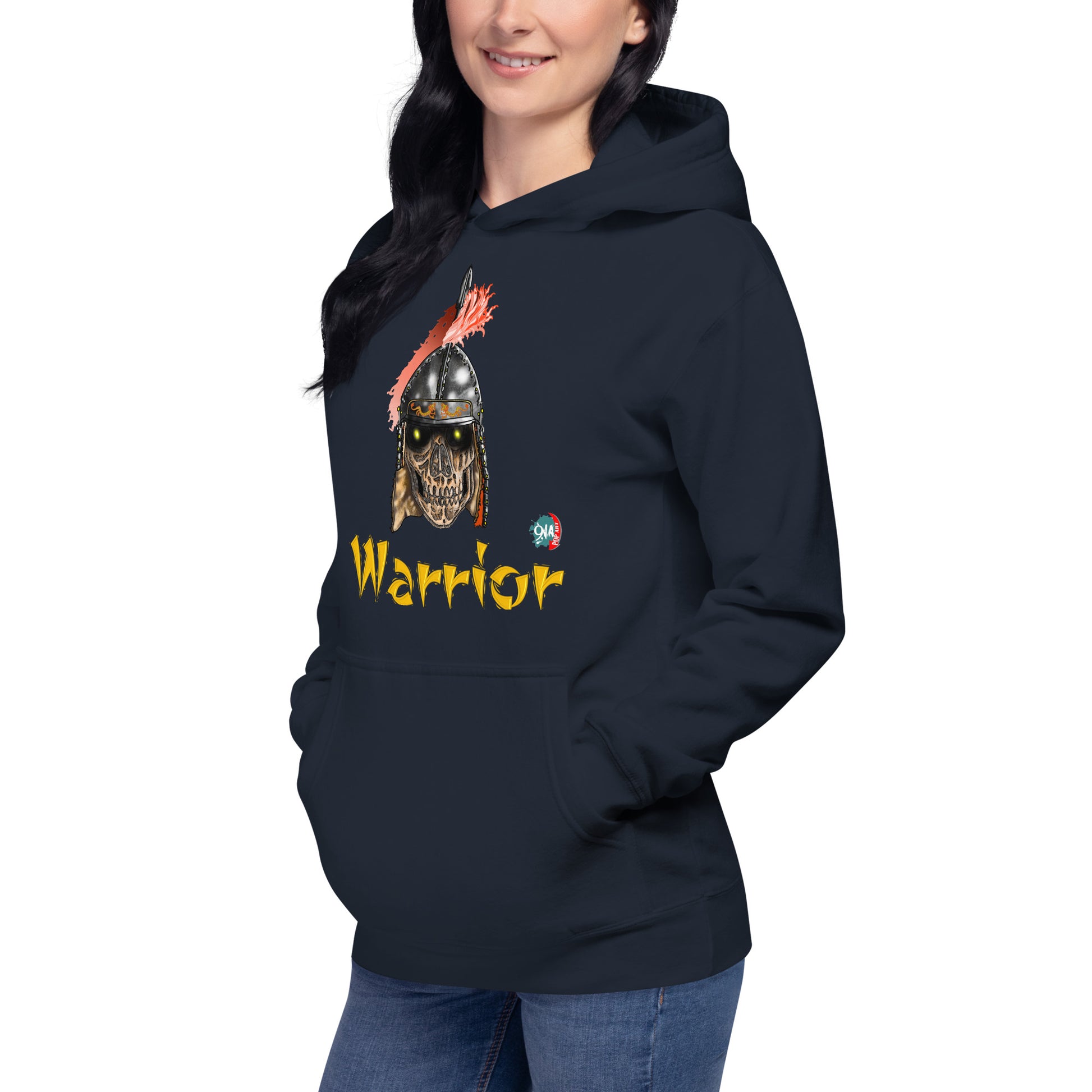 Unisex Hoodie Warrior:  Mongol - 9ja Pop Art Custom T-Shirt/Wearable Art Store