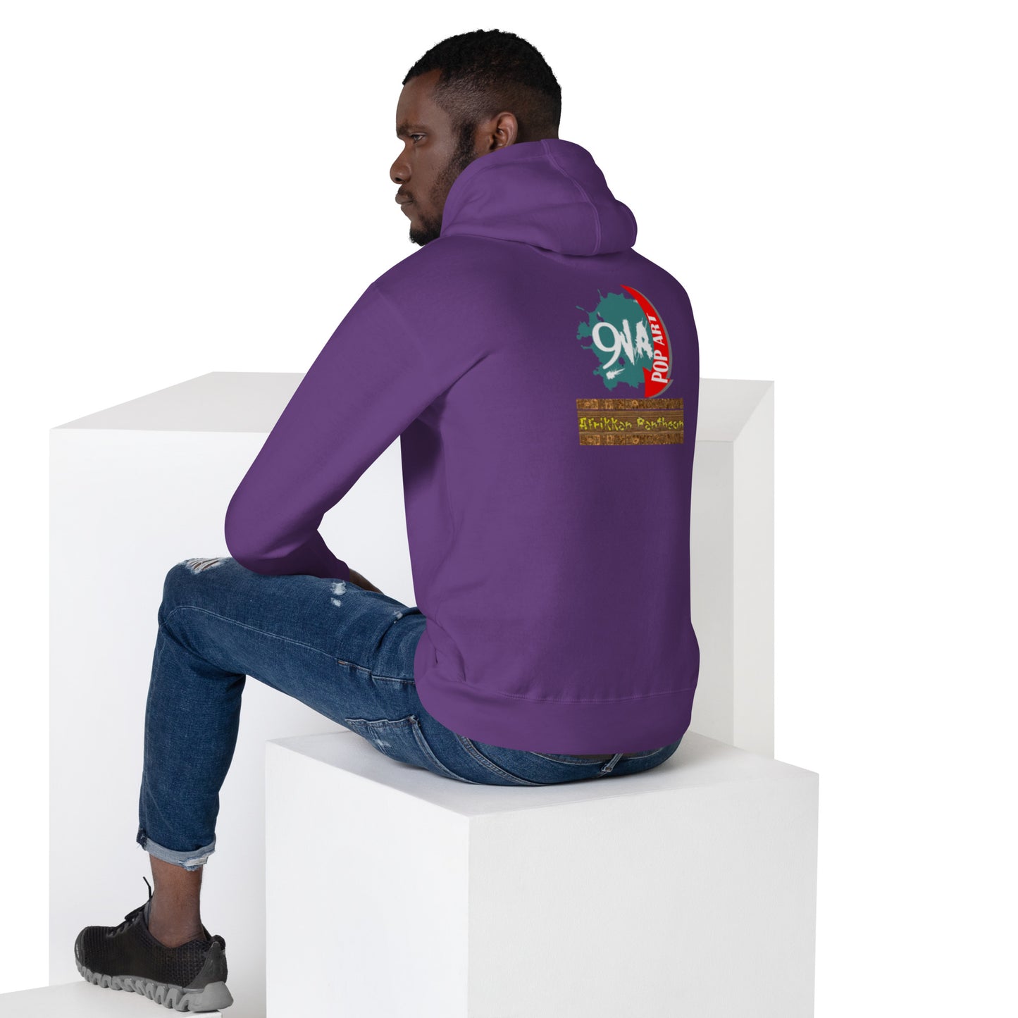 Unisex graphic Hoodie Afrikkan Pantheon (African Gods) Ka Tyeleo