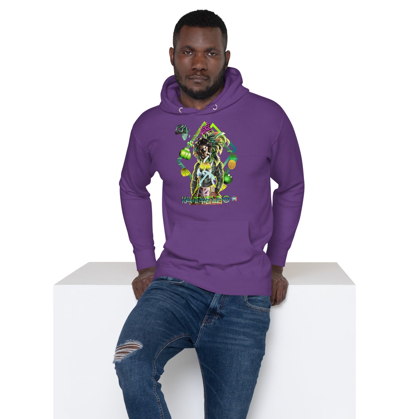 Unisex graphic Hoodie Afrikkan Pantheon (African Gods) Ka Tyeleo