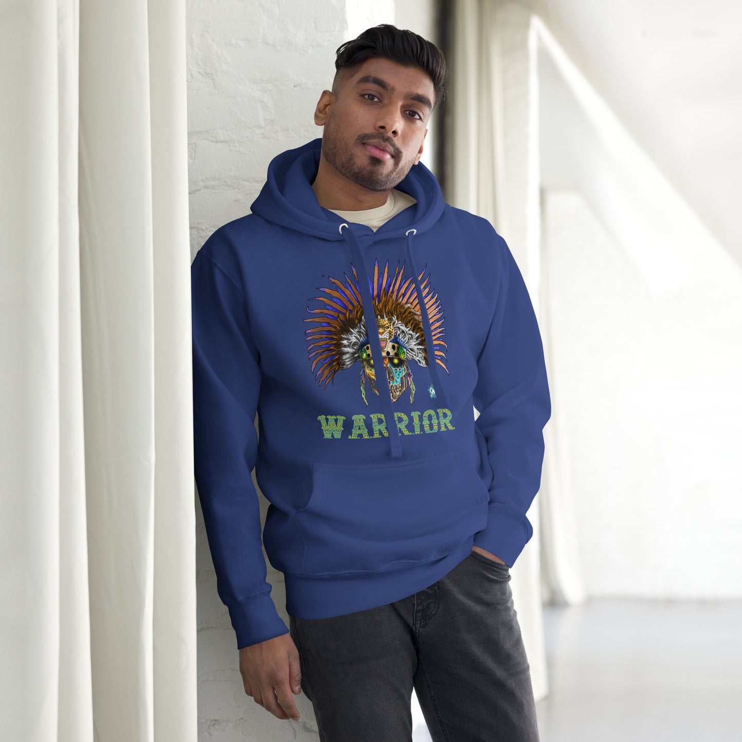 Unisex Hoodie Warrior:  Mayan - 9ja Pop Art Custom T-Shirt/Wearable Art Store