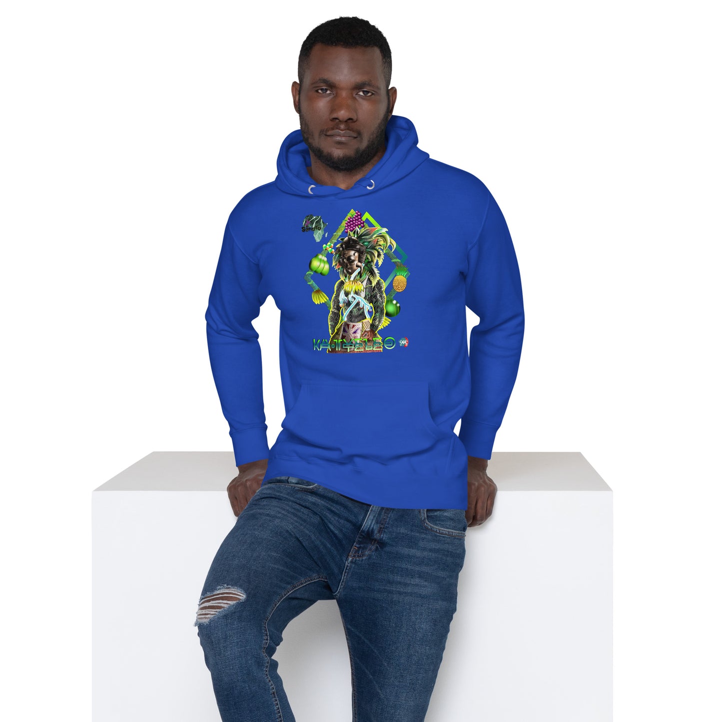 Unisex graphic Hoodie Afrikkan Pantheon (African Gods) Ka Tyeleo