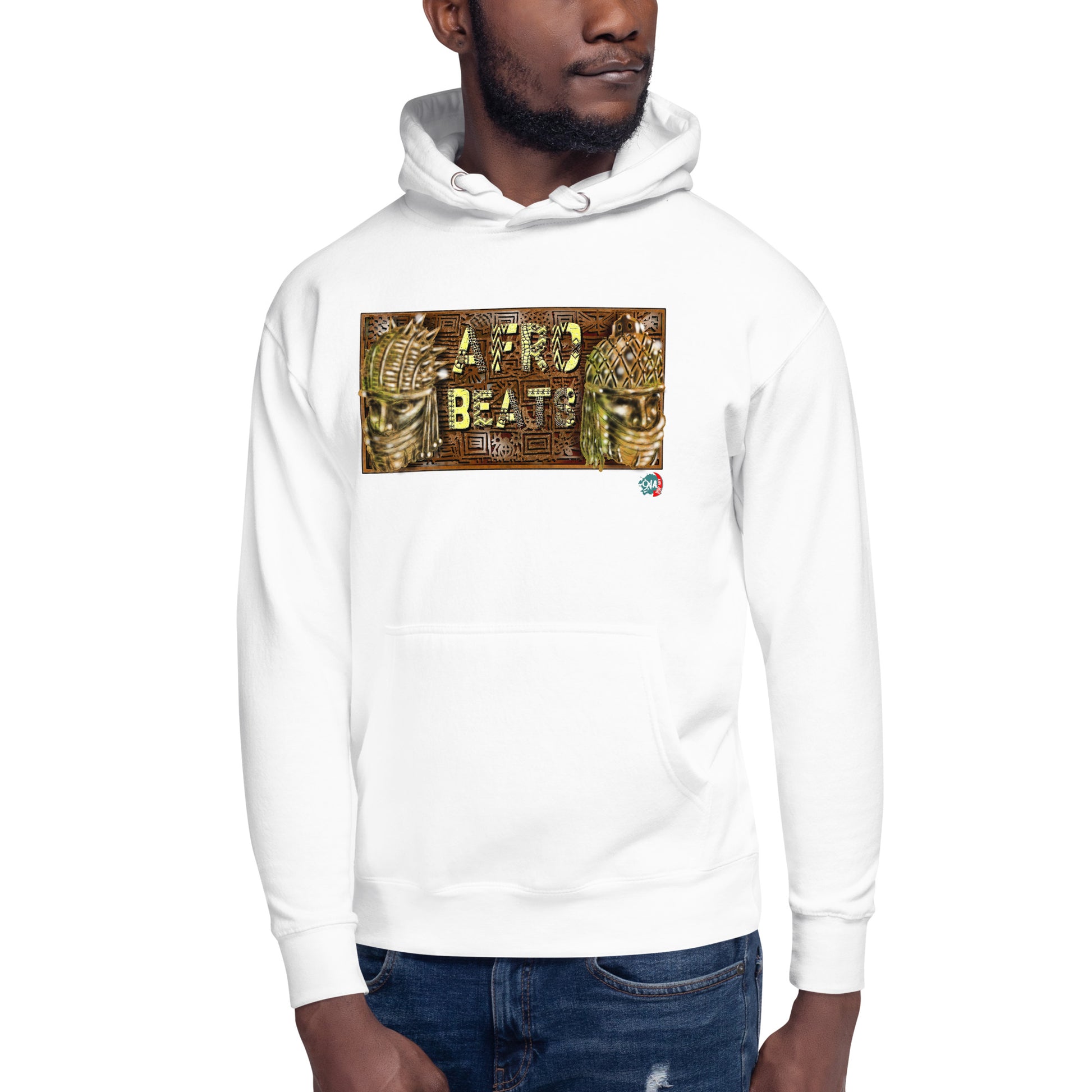 Unisex Hoodie Yoruba Bronze Afrobeats design - 9ja Pop Art Custom T-Shirt/Wearable Art Store