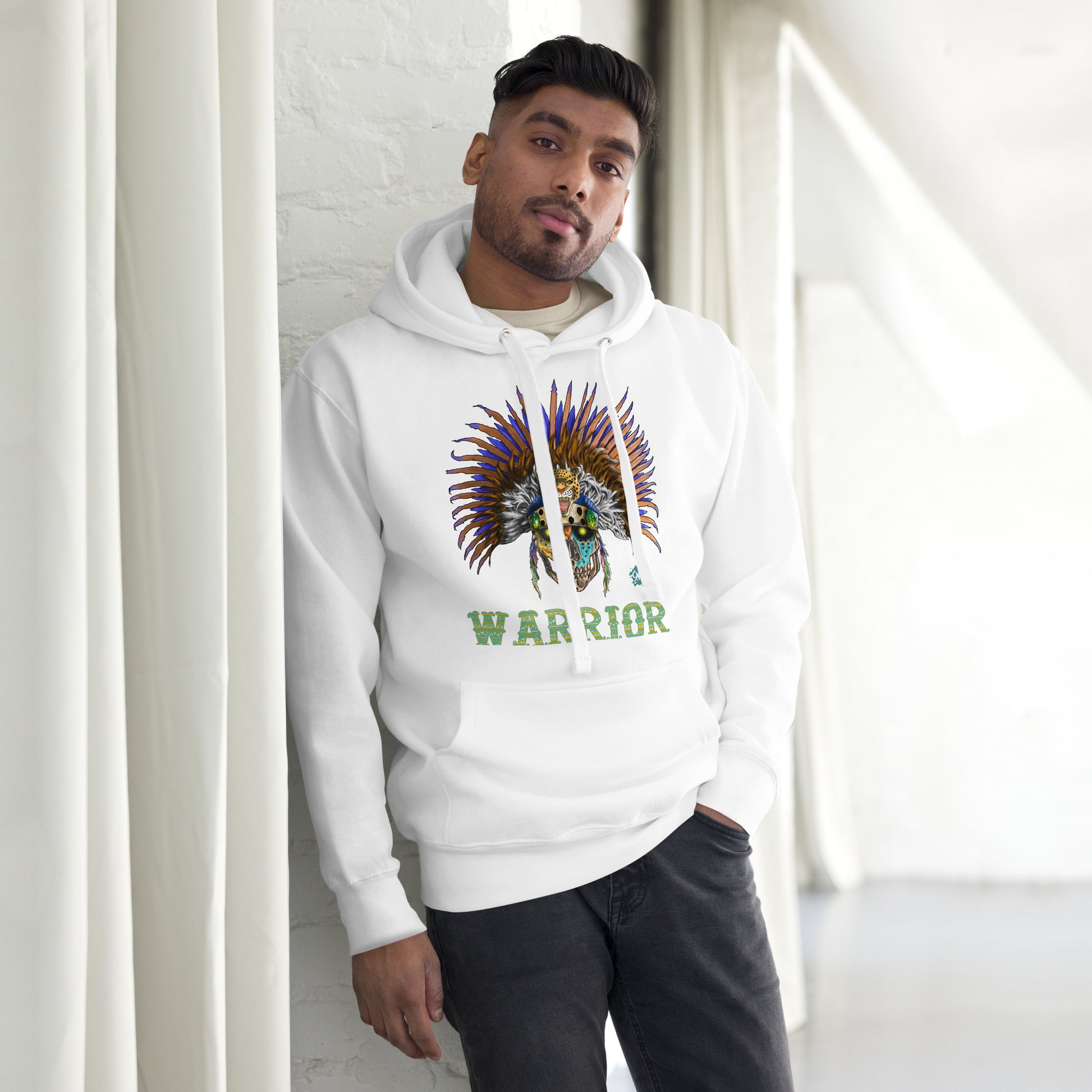 Unisex Hoodie Warrior:  Mayan - 9ja Pop Art Custom T-Shirt/Wearable Art Store