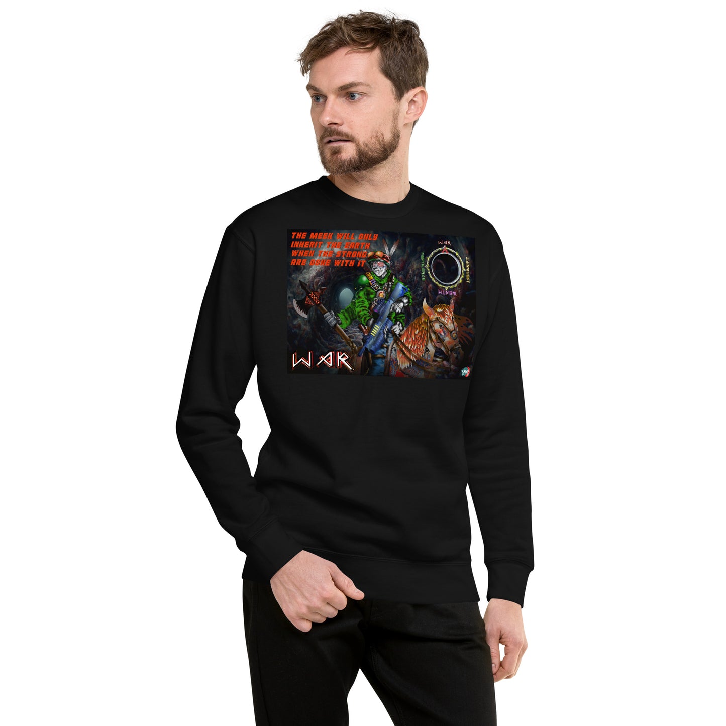 Four Horsemen of the Apocalypse: War Premium unisex graphic Sweatshirt