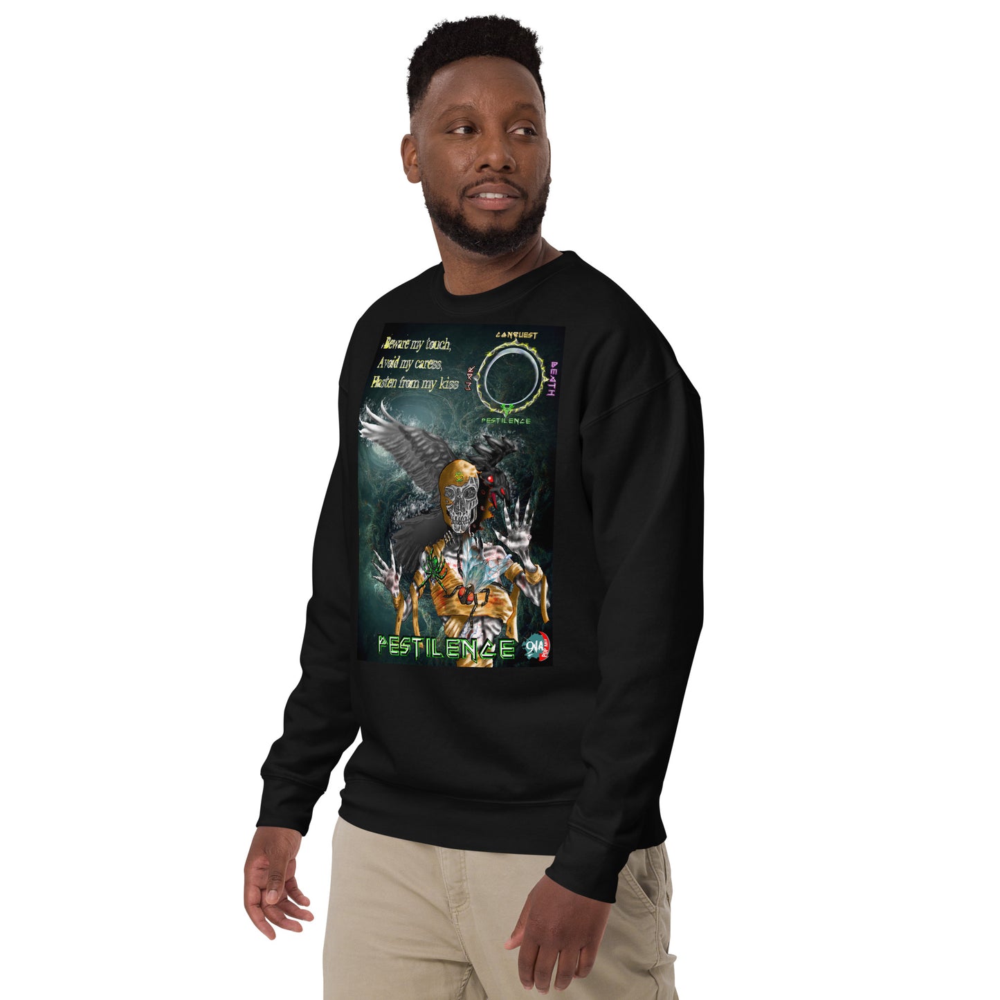 Four Horsemen of the Apocalypse: Pestilence Premium unisex graphic Sweatshirt